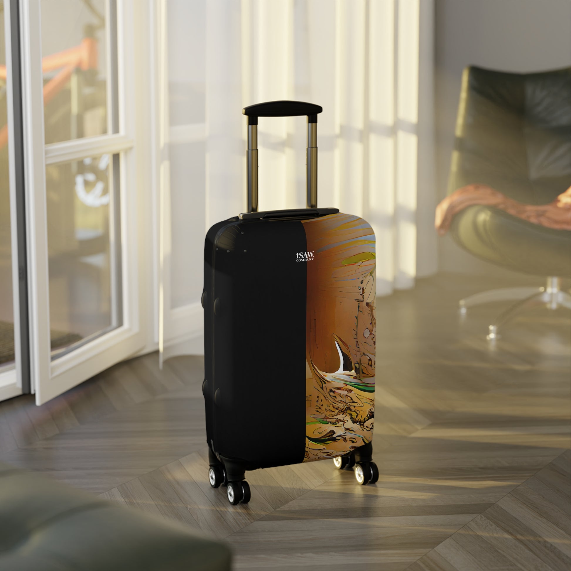 Half Black Half Gāolàng – Protective Suitcase Cover - iSAW Company