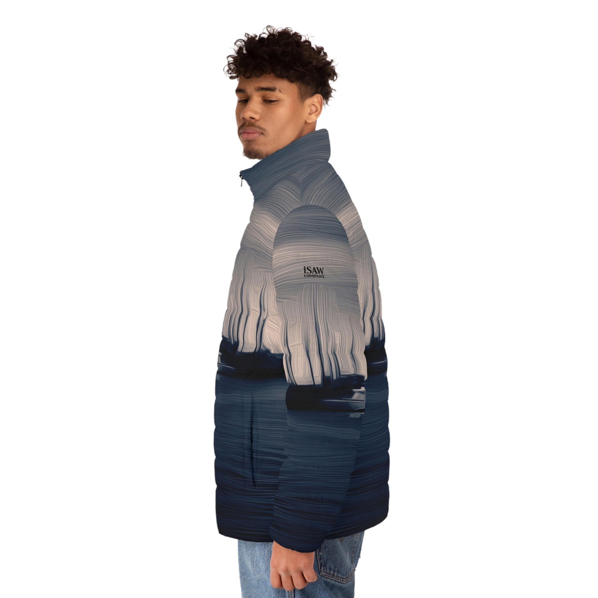 The Sleeping Yachts (at Sunrise) - Mens Puffer Jacket - iSAW Company