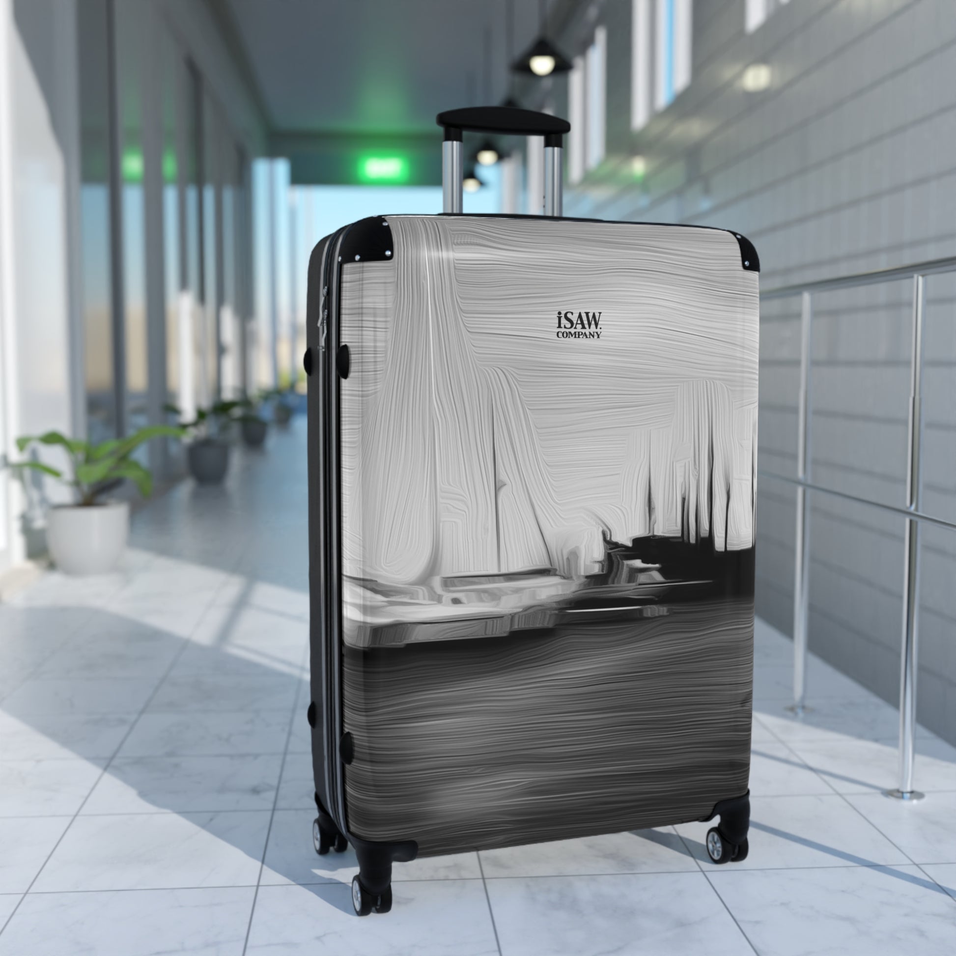The Sleeping Yachts (at Night) - Hard - Shell Suitcase - iSAW Company