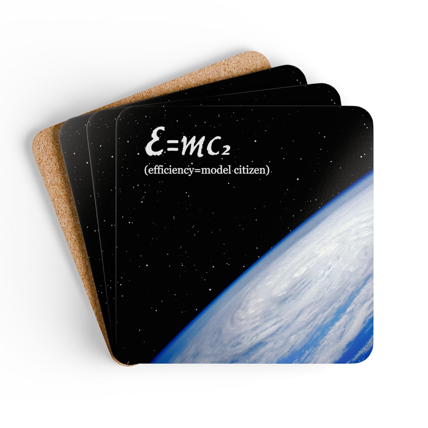 E=MC2 - Coaster Set - iSAW Company