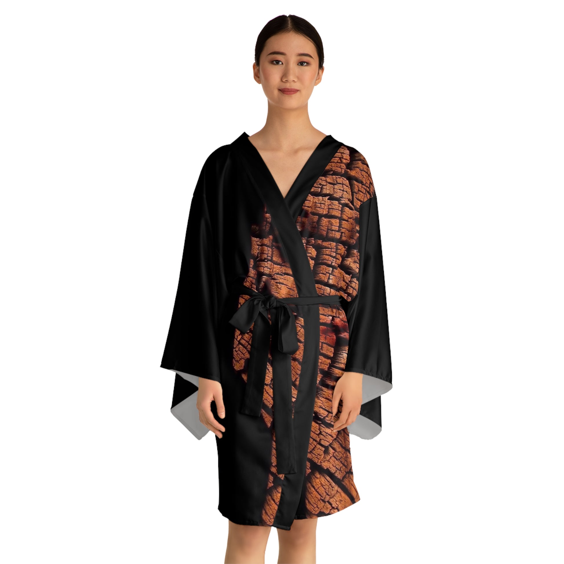 Bored Stiff - Womens Long Sleeve Kimono Robe - iSAW Company