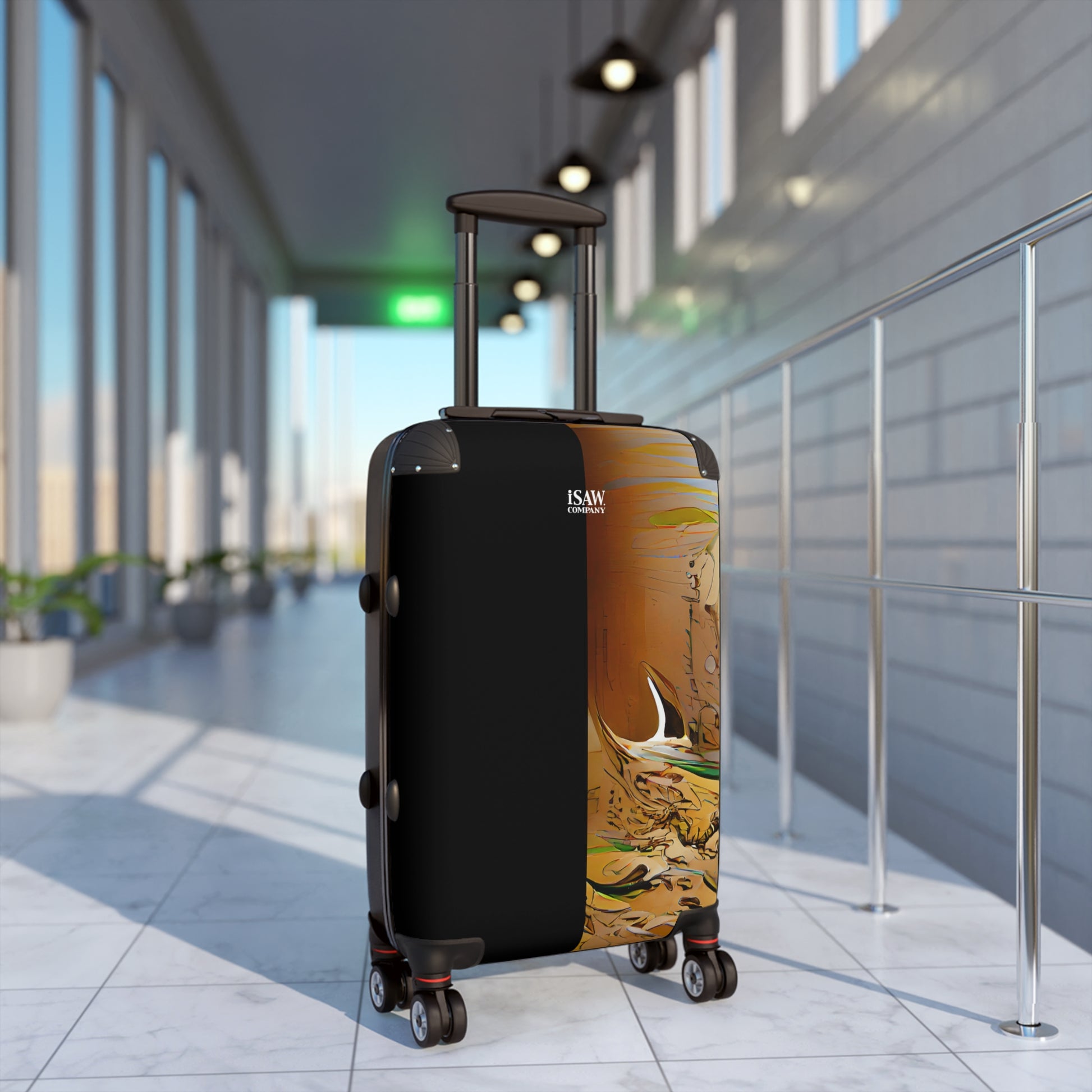 Half Black Half Gāolàng - Hard - Shell Suitcase - iSAW Company