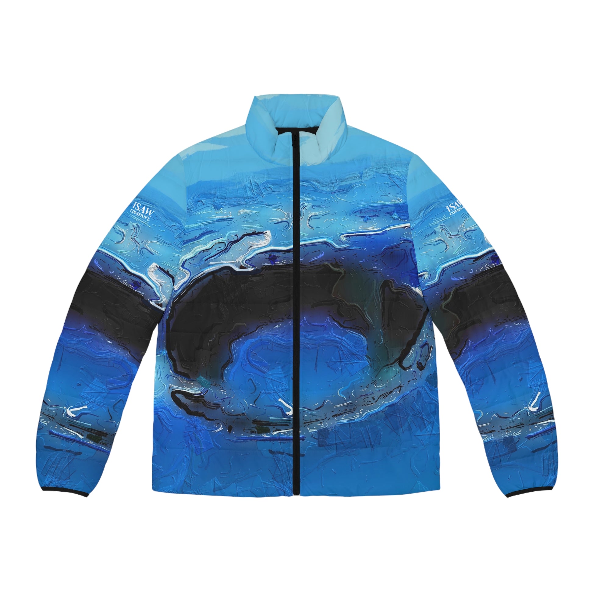 A Drop In The Ocean - Mens Puffer Jacket - iSAW Company