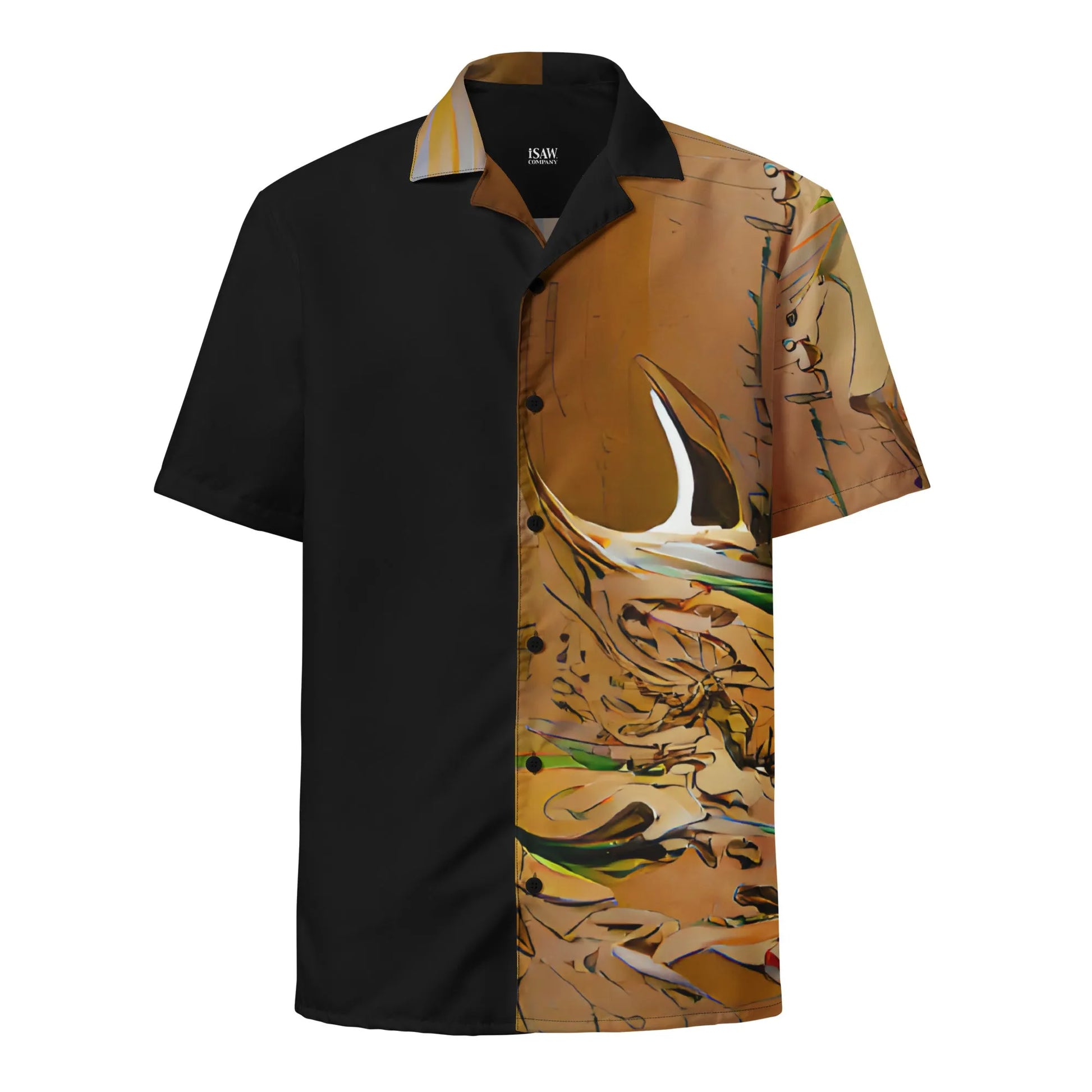 Half Black Half Gāolàng - Unisex Button Shirt - iSAW Company