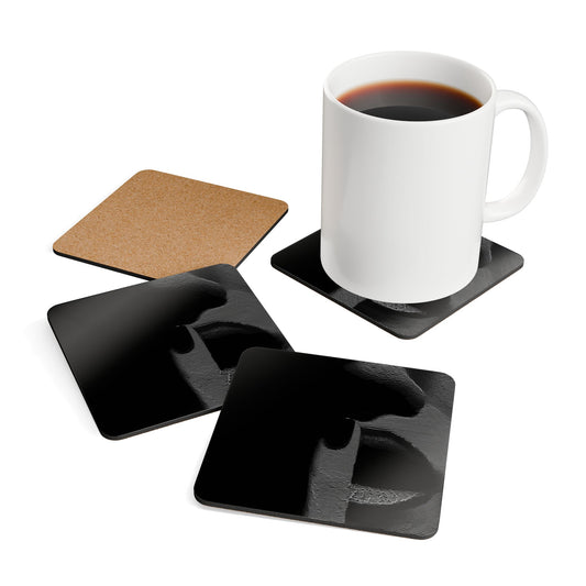 Shhh! - Cork Back Coaster Set