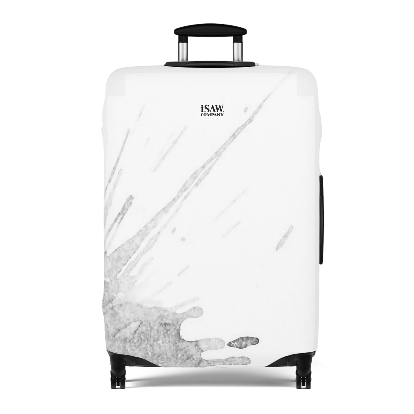 Watercolour Grey Splash – Protective Suitcase Cover - iSAW Company