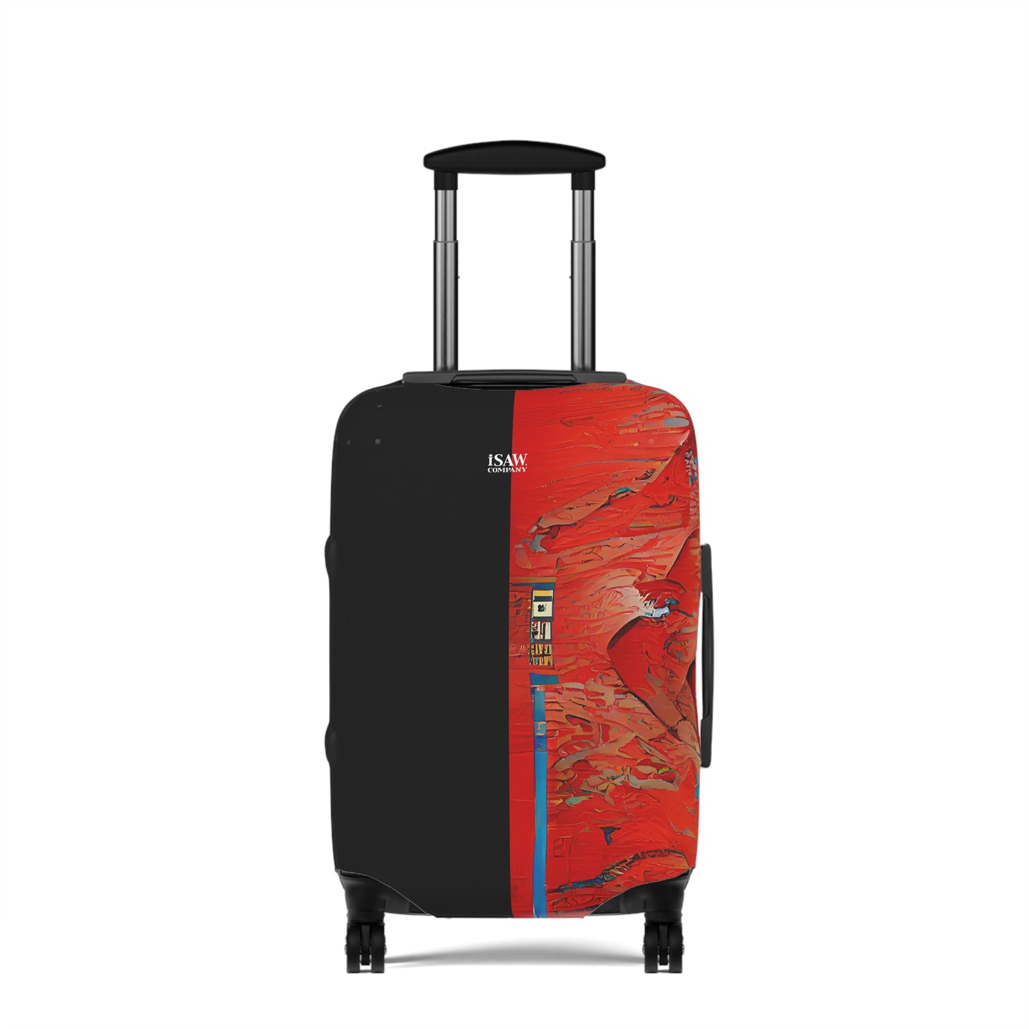 Half Black Half Hónghǎi – Protective Suitcase Cover - iSAW Company