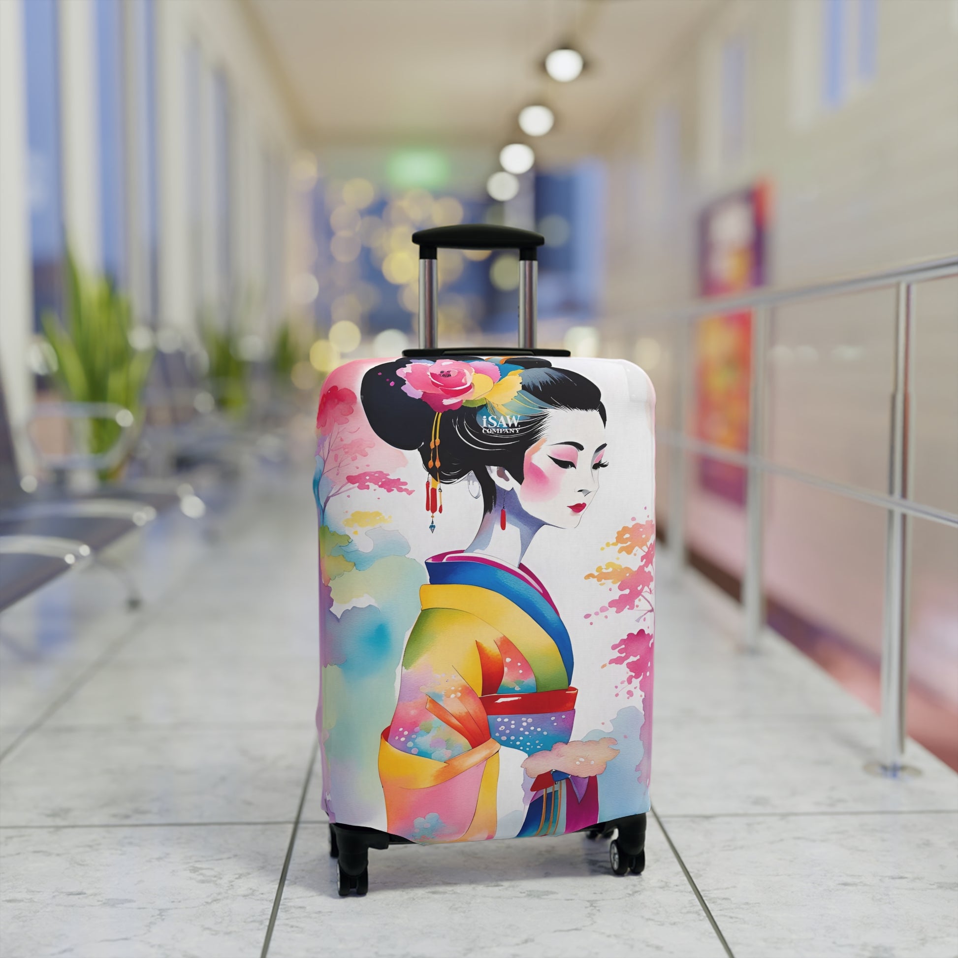 Geisha Girl – Protective Suitcase Cover - iSAW Company
