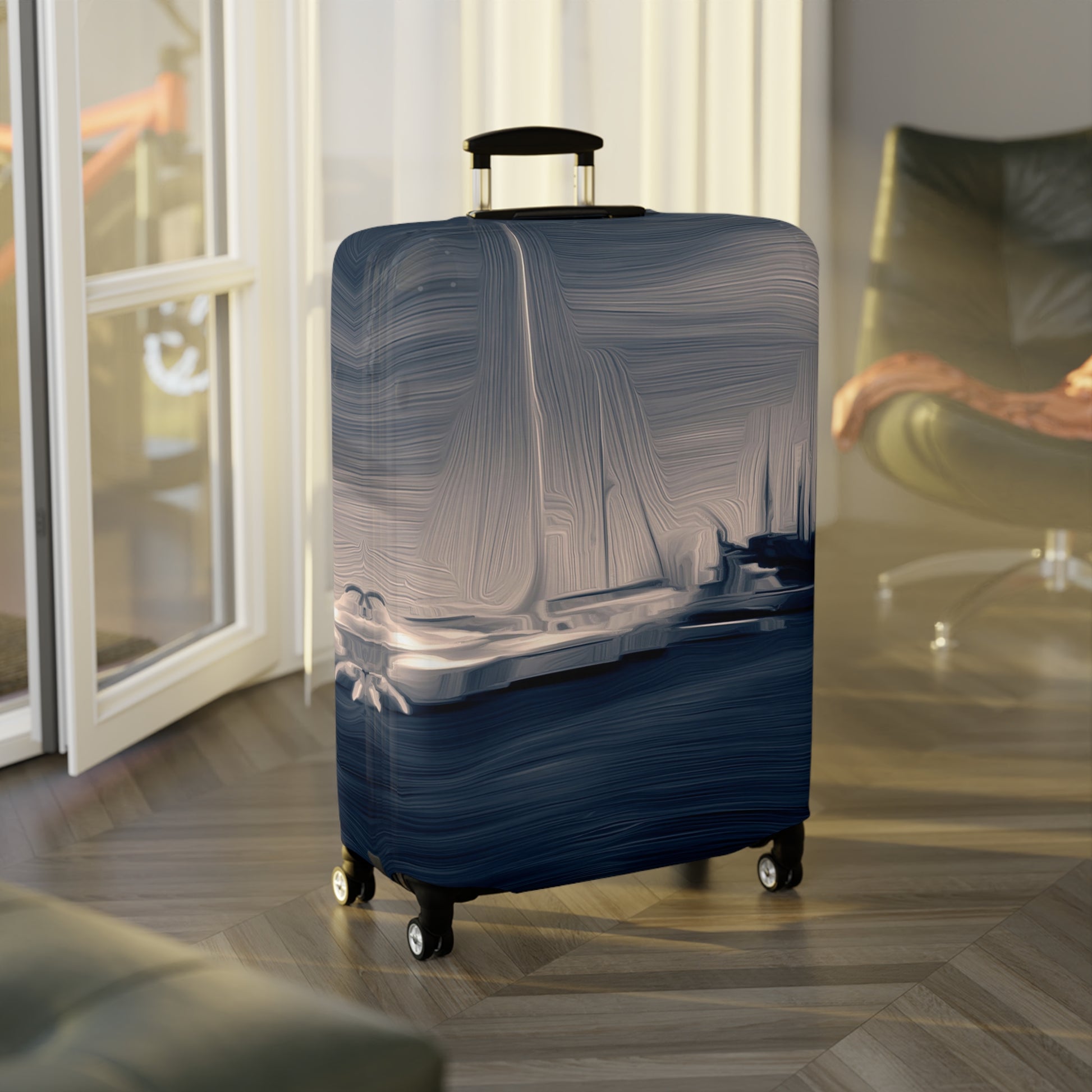 The Sleeping Yachts (at Sunrise) – Protective Suitcase Cover - iSAW Company