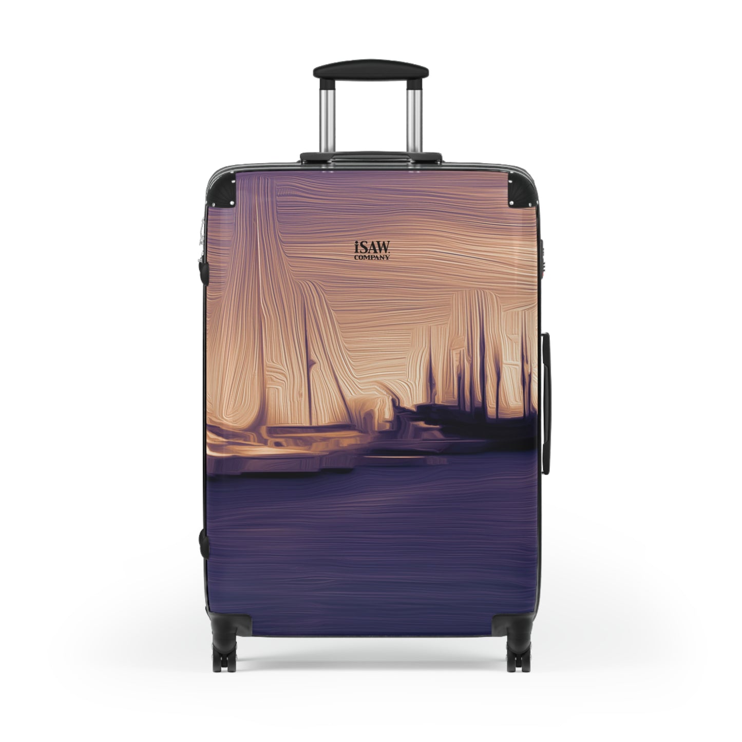 The Sleeping Yachts (at Sunset) - Hard - Shell Suitcase - iSAW Company