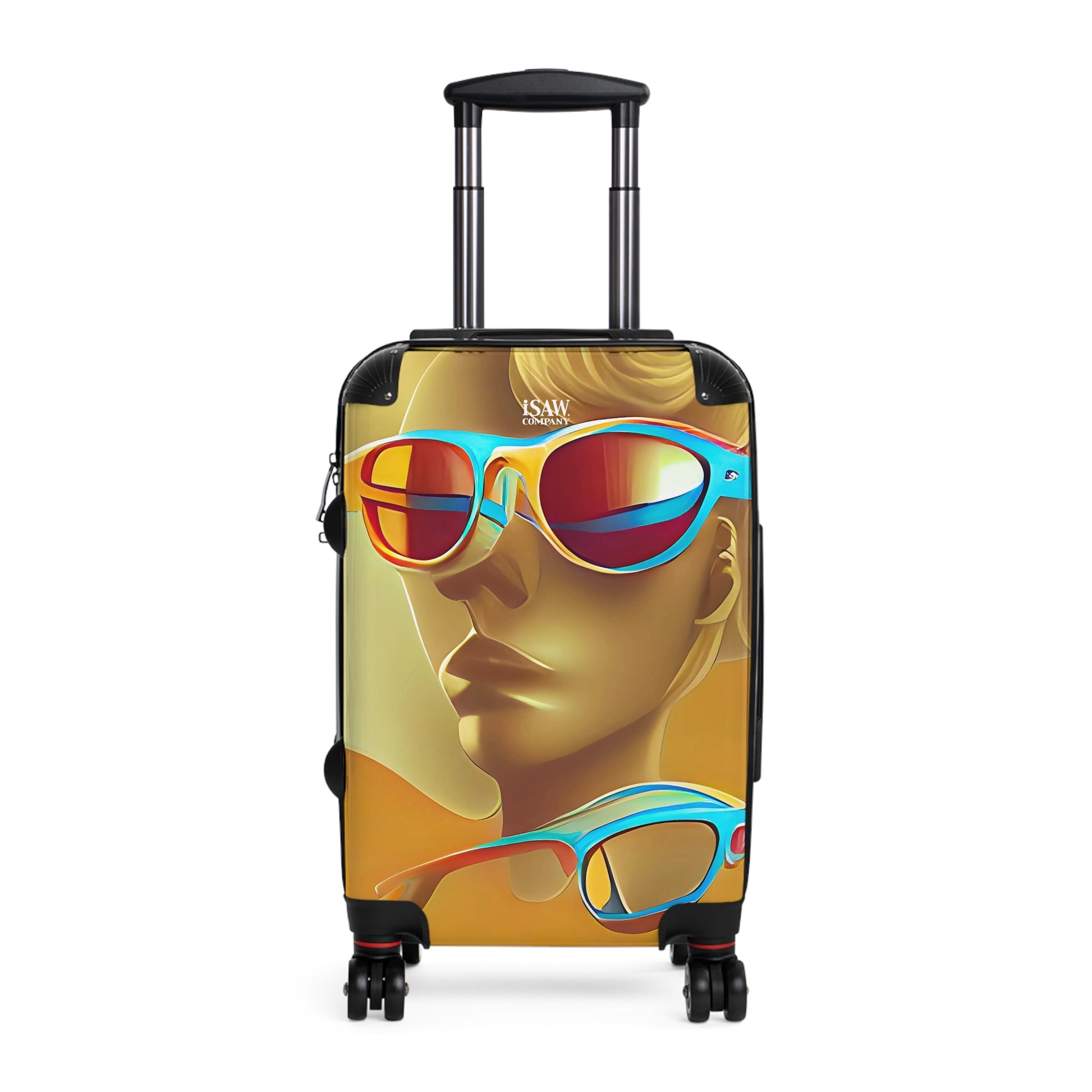 Retro Cool Orange - Hard - Shell Suitcase - iSAW Company