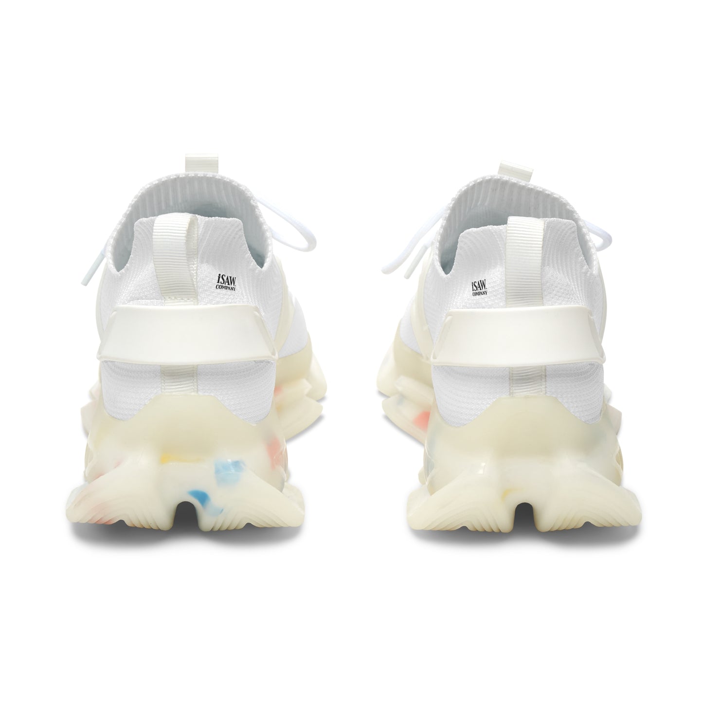 iSAW Womens White Mesh Street Sneakers - iSAW Company