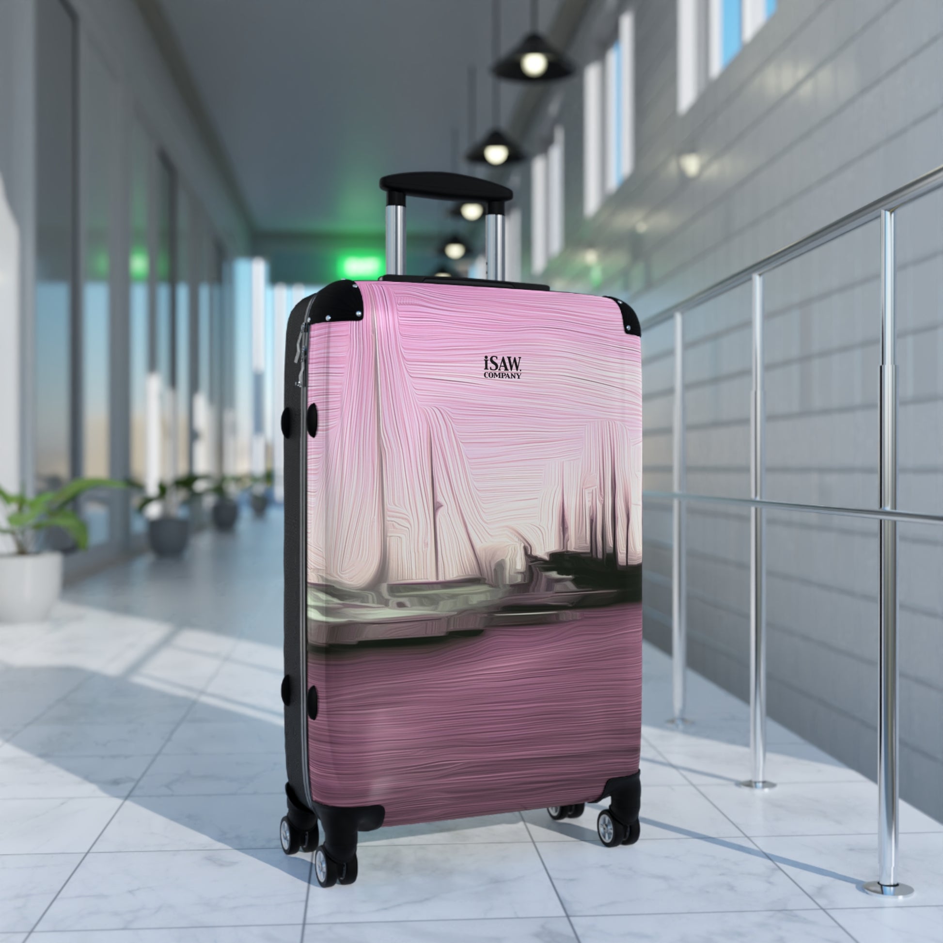 The Sleeping Yachts (at Evening) - Hard - Shell Suitcase - iSAW Company