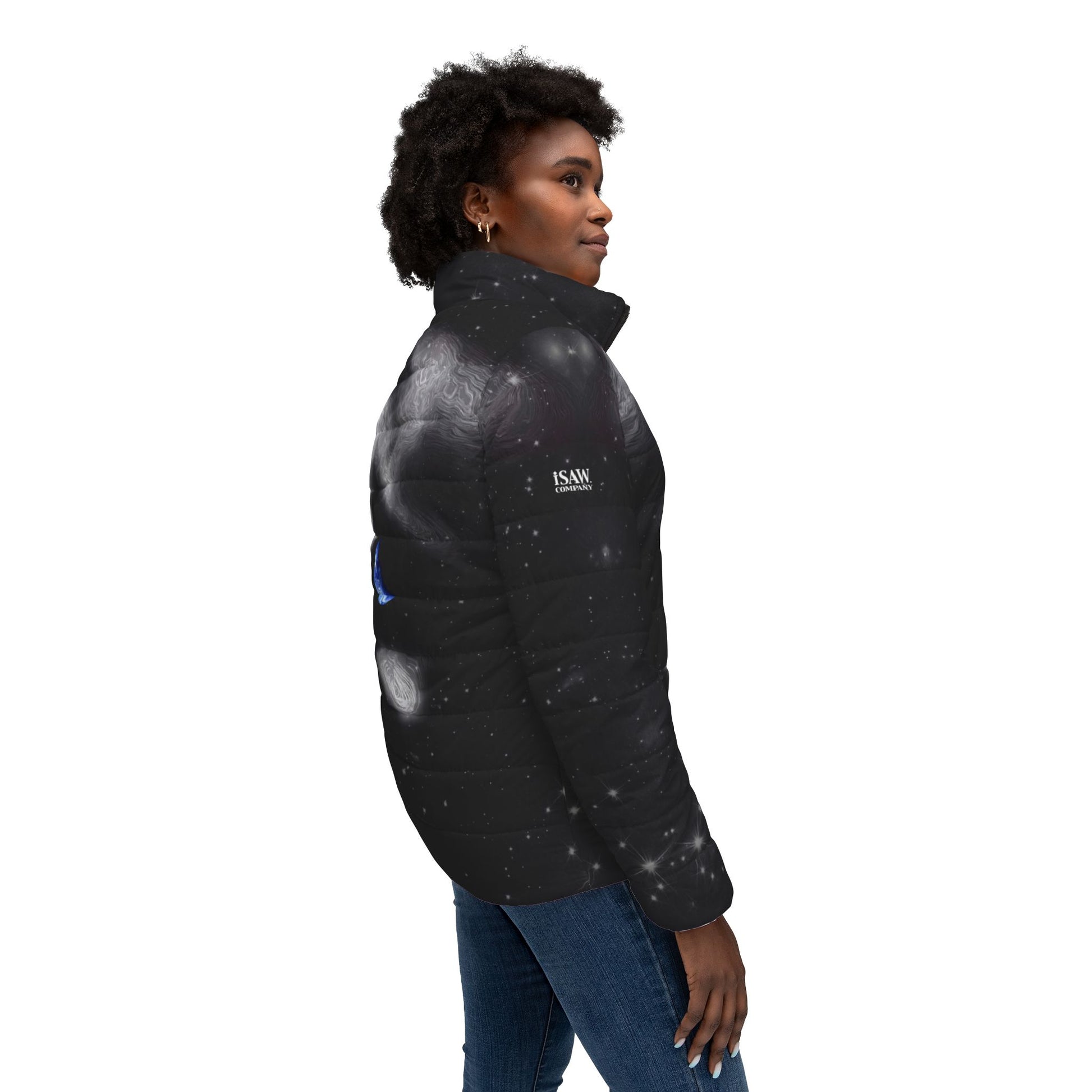 In The Quiet of Your Mind - Womens Puffer Jacket - iSAW Company