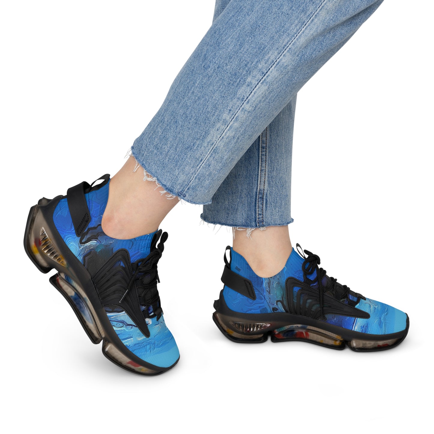 A Drop In The Ocean - Womens Mesh Street Sneakers - iSAW Company
