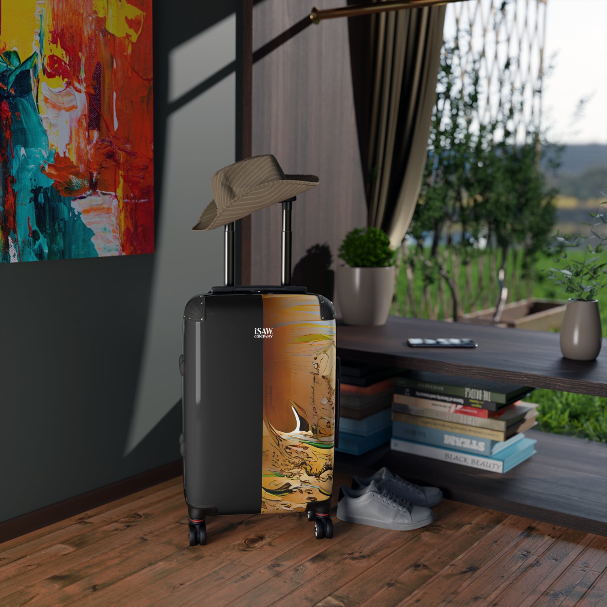 Half Black Half Gāolàng - Hard - Shell Suitcase - iSAW Company