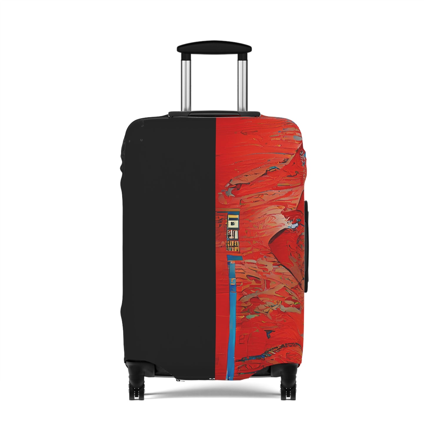 Half Black Half Hónghǎi – Protective Suitcase Cover - iSAW Company