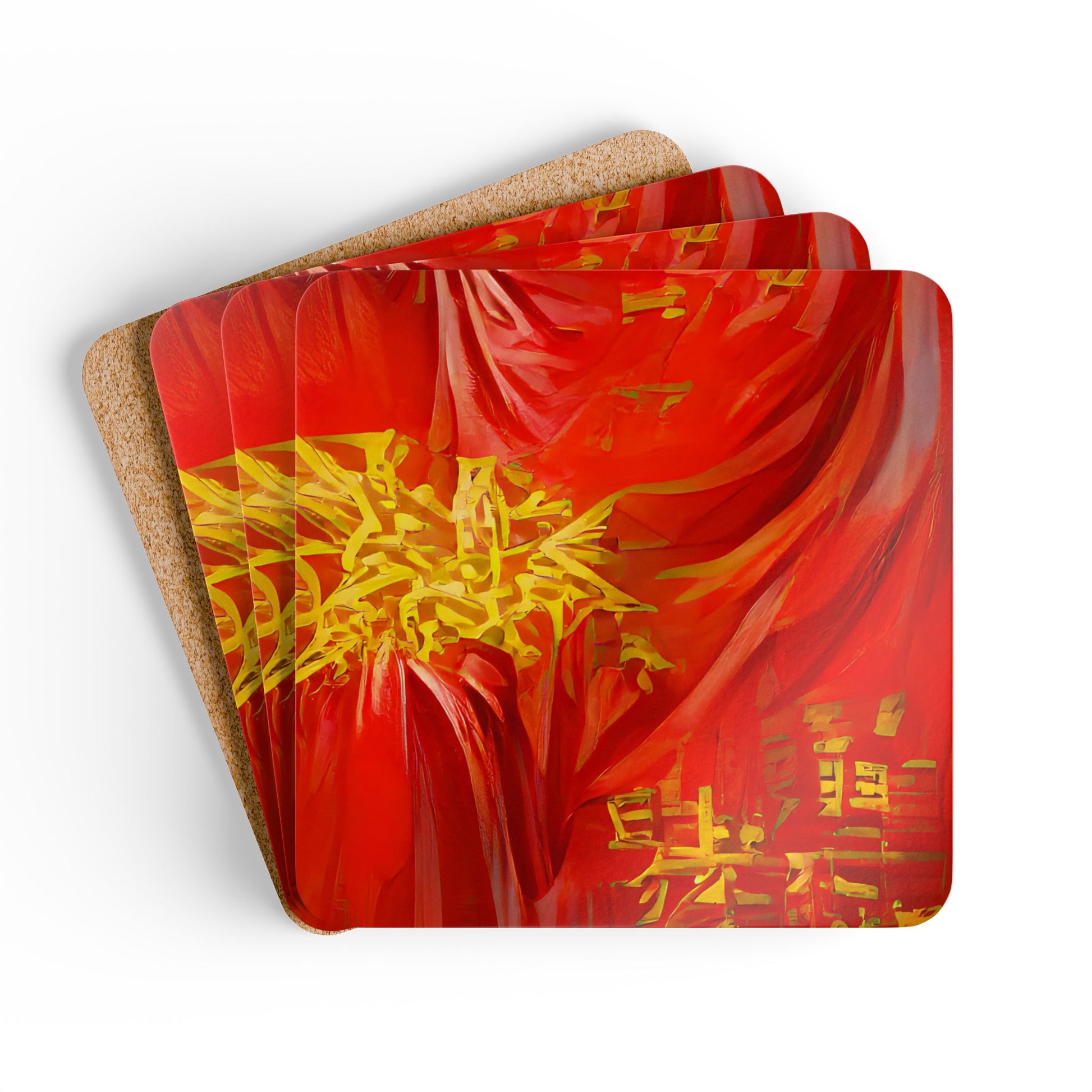Qízhì - Cork Back Coaster Set - iSAW Company