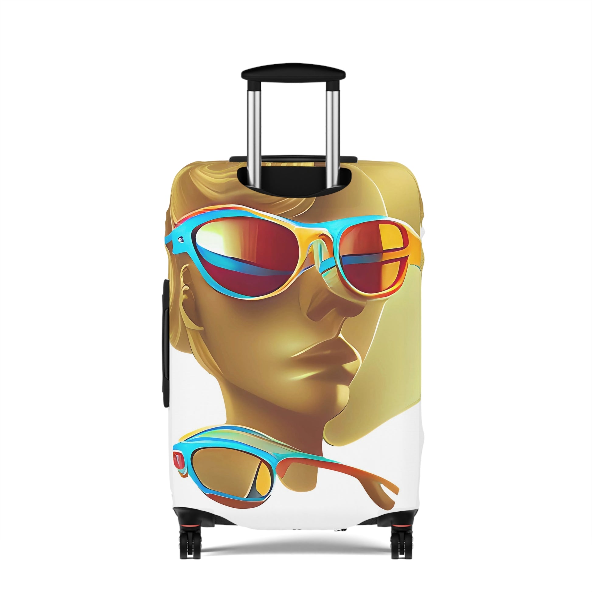 Retro Cool White – Protective Suitcase Cover - iSAW Company