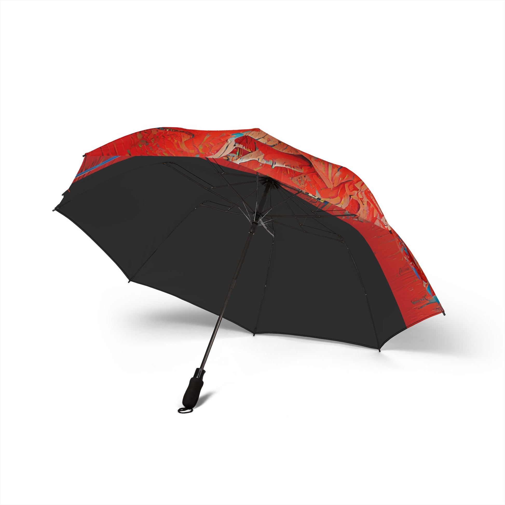 Half Black Half Hónghǎi - Windproof Umbrella - iSAW Company