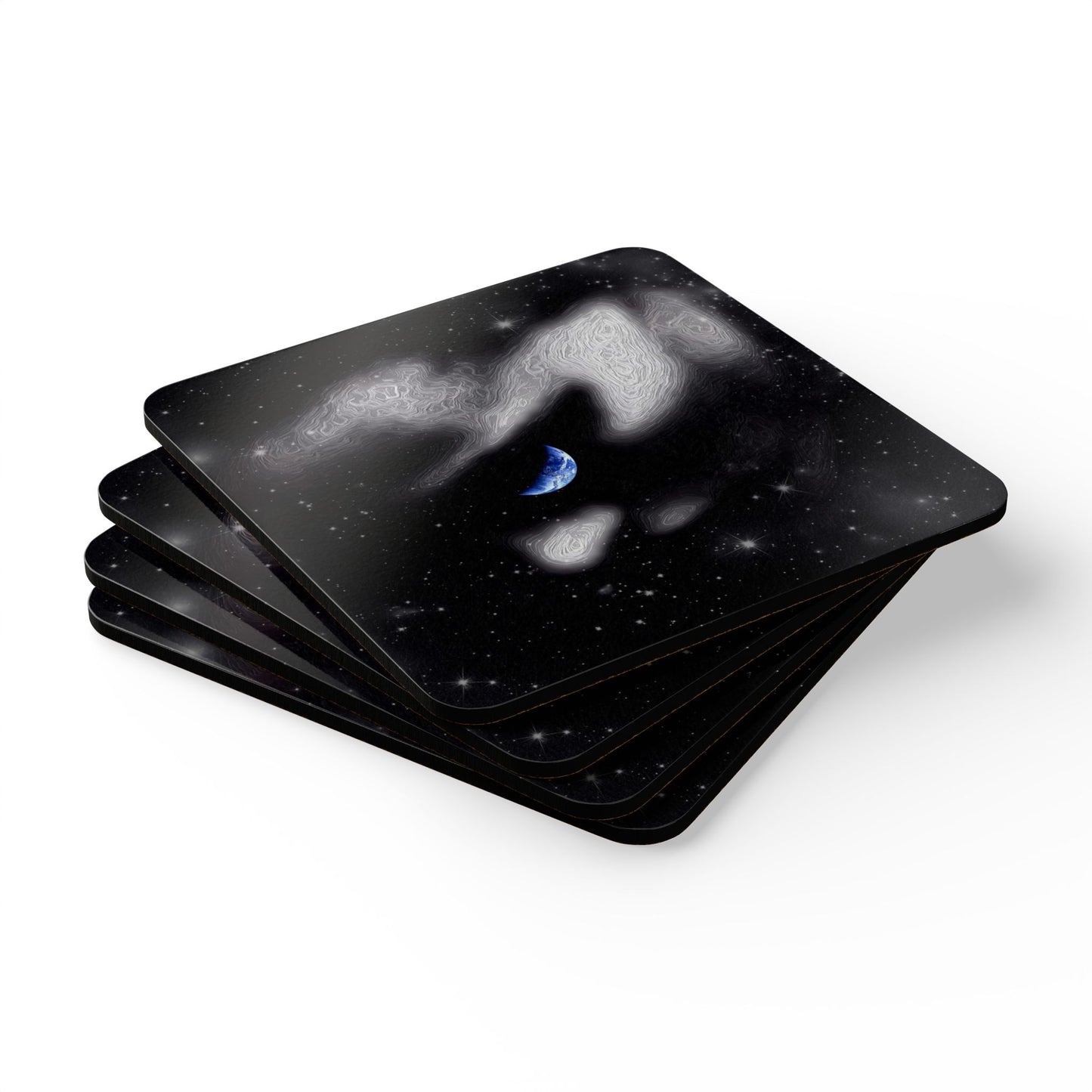 In The Quiet of Your Mind - Cork Back Coaster Set - iSAW Company