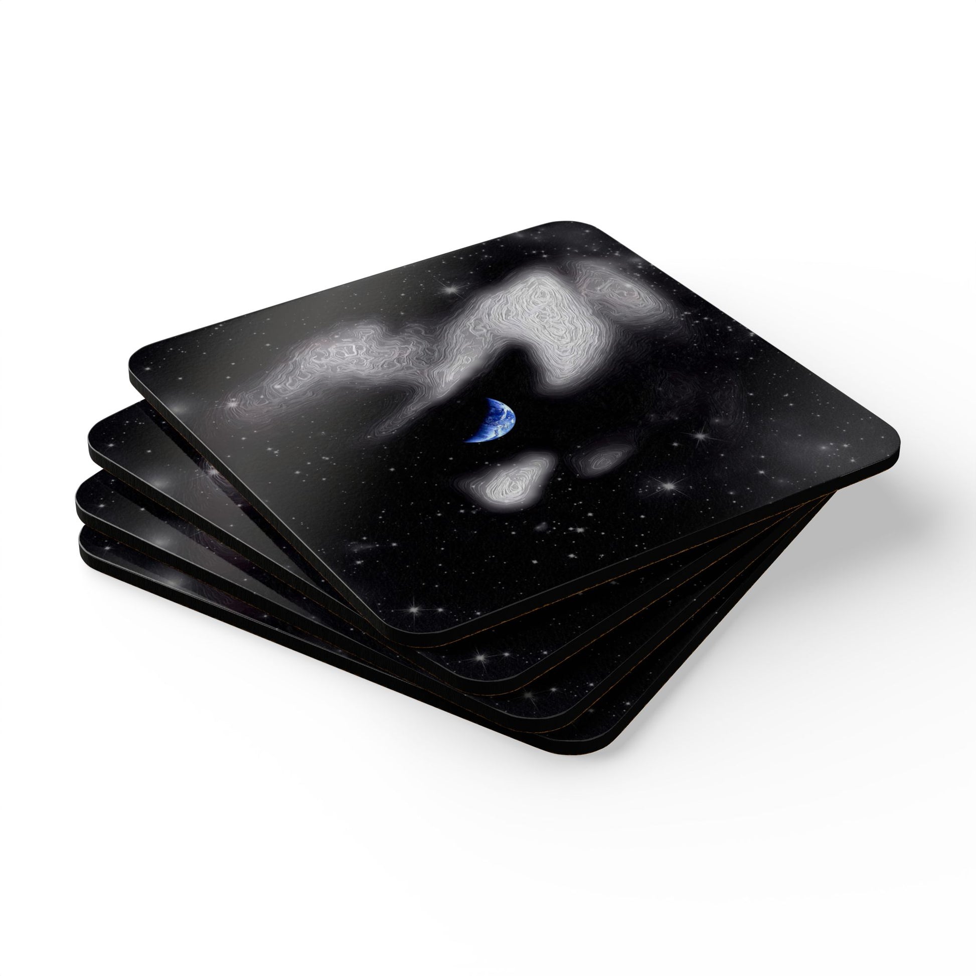 In The Quiet of Your Mind - Cork Back Coaster Set - iSAW Company