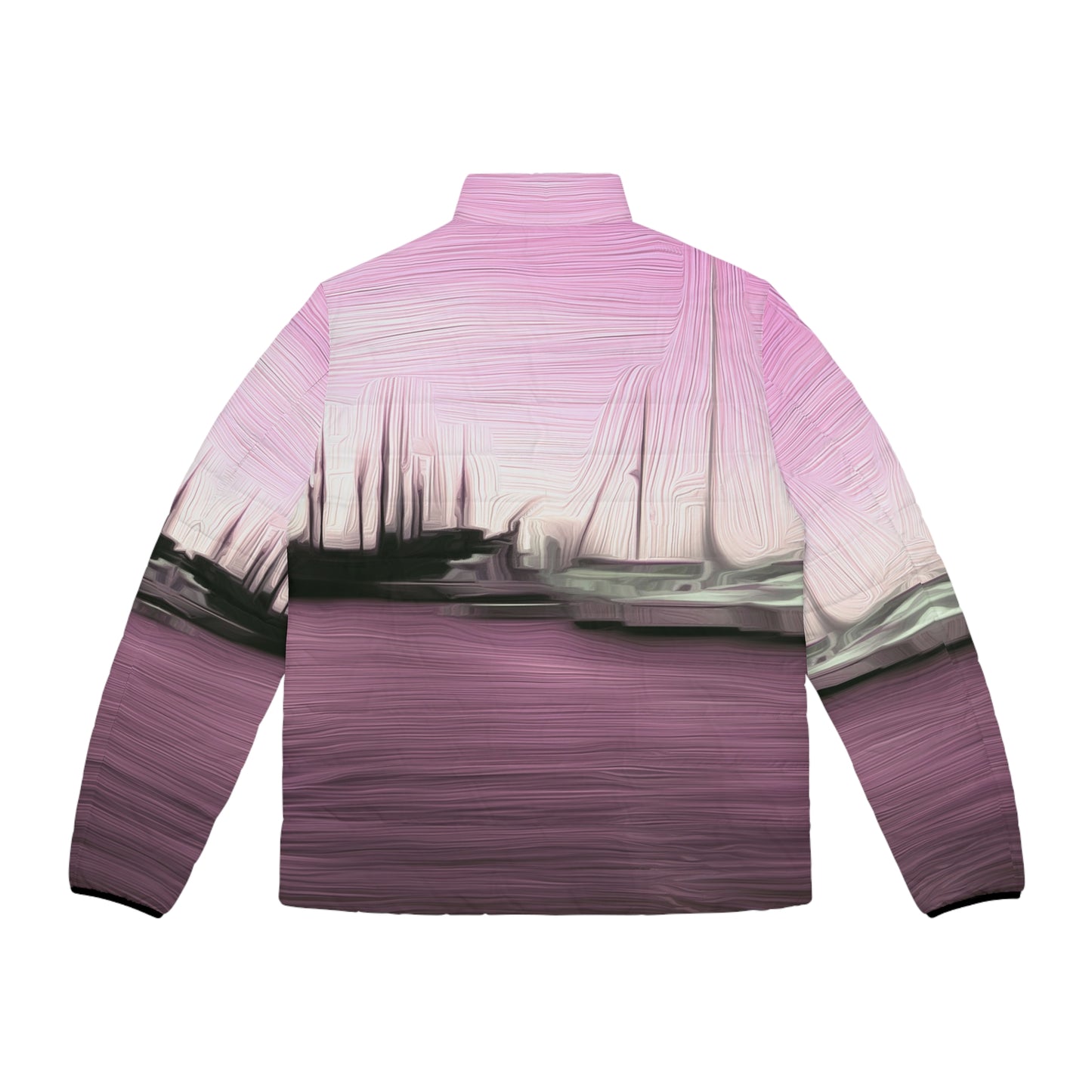 The Sleeping Yachts (at Evening) - Mens Puffer Jacket - iSAW Company