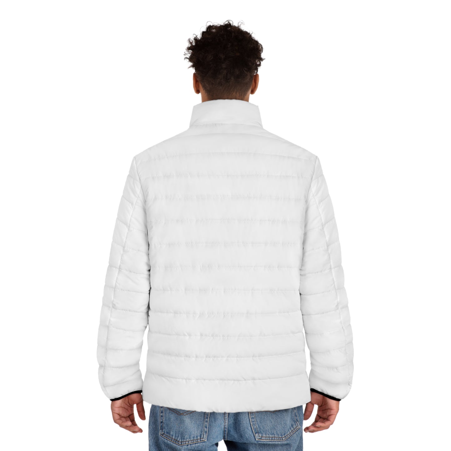 iSAW Mens White Puffer Jacket - iSAW Company