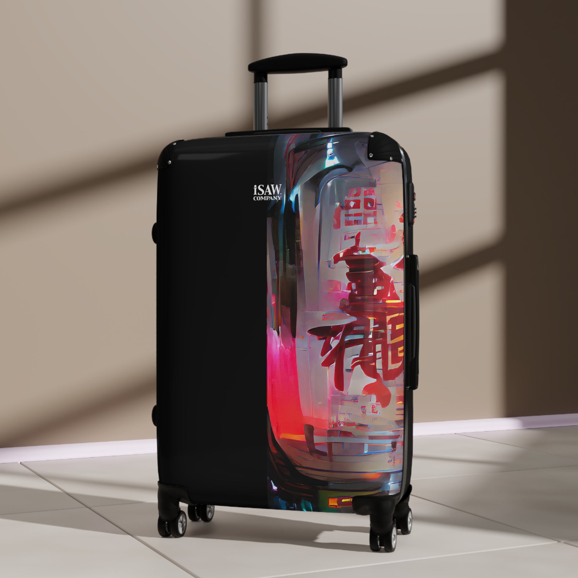 Half Black Half Báijiǔ - Hard - Shell Suitcase - iSAW Company
