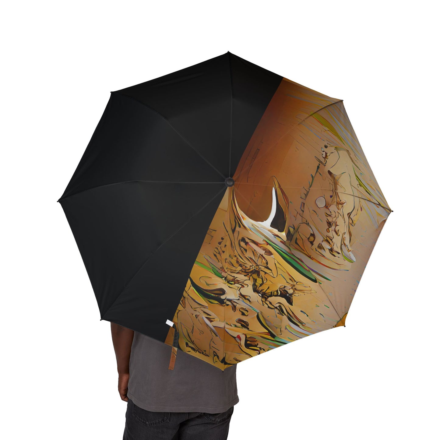 Half Black Half Gāolàng - Windproof Umbrella - iSAW Company