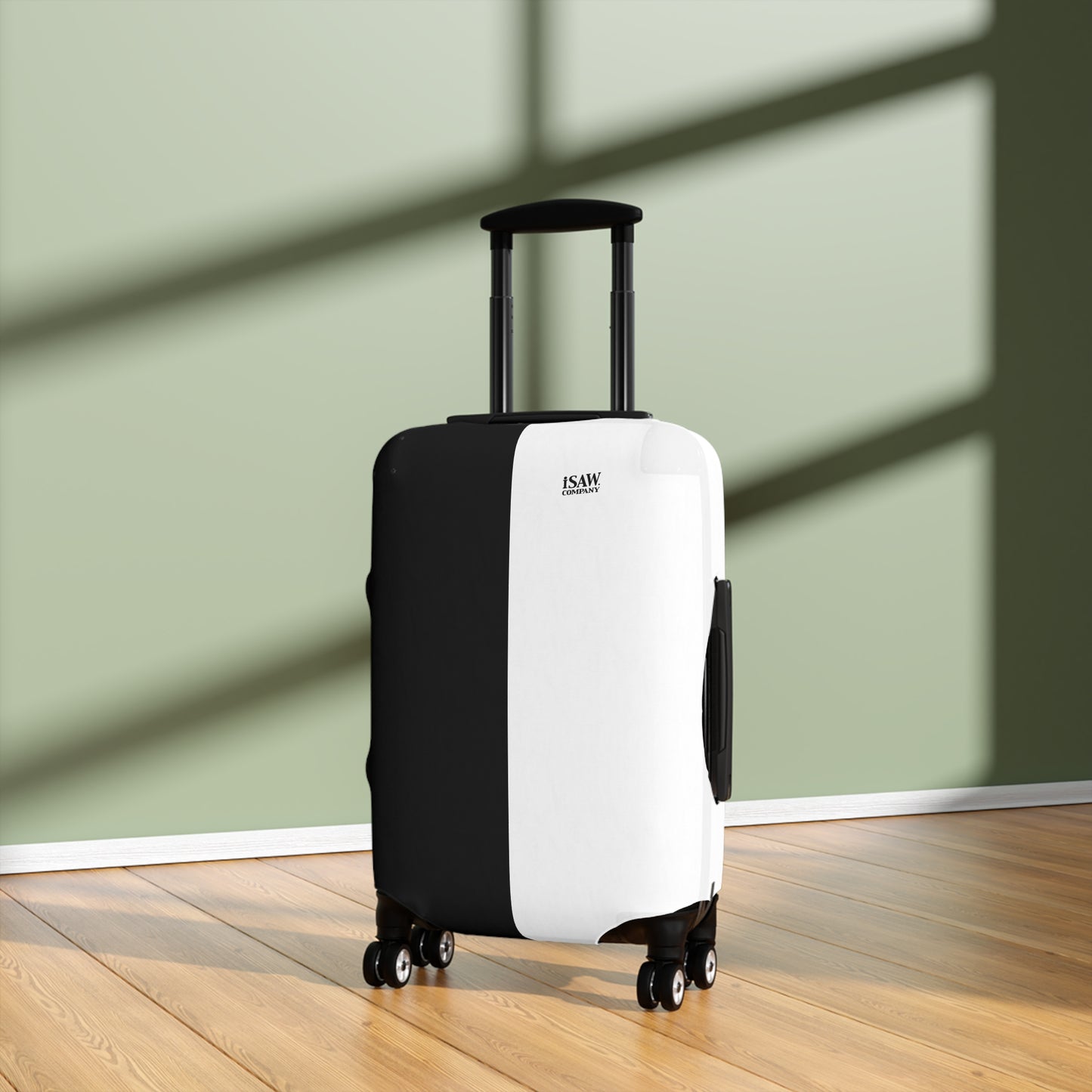 Half Black Half White – Protective Suitcase Cover - iSAW Company