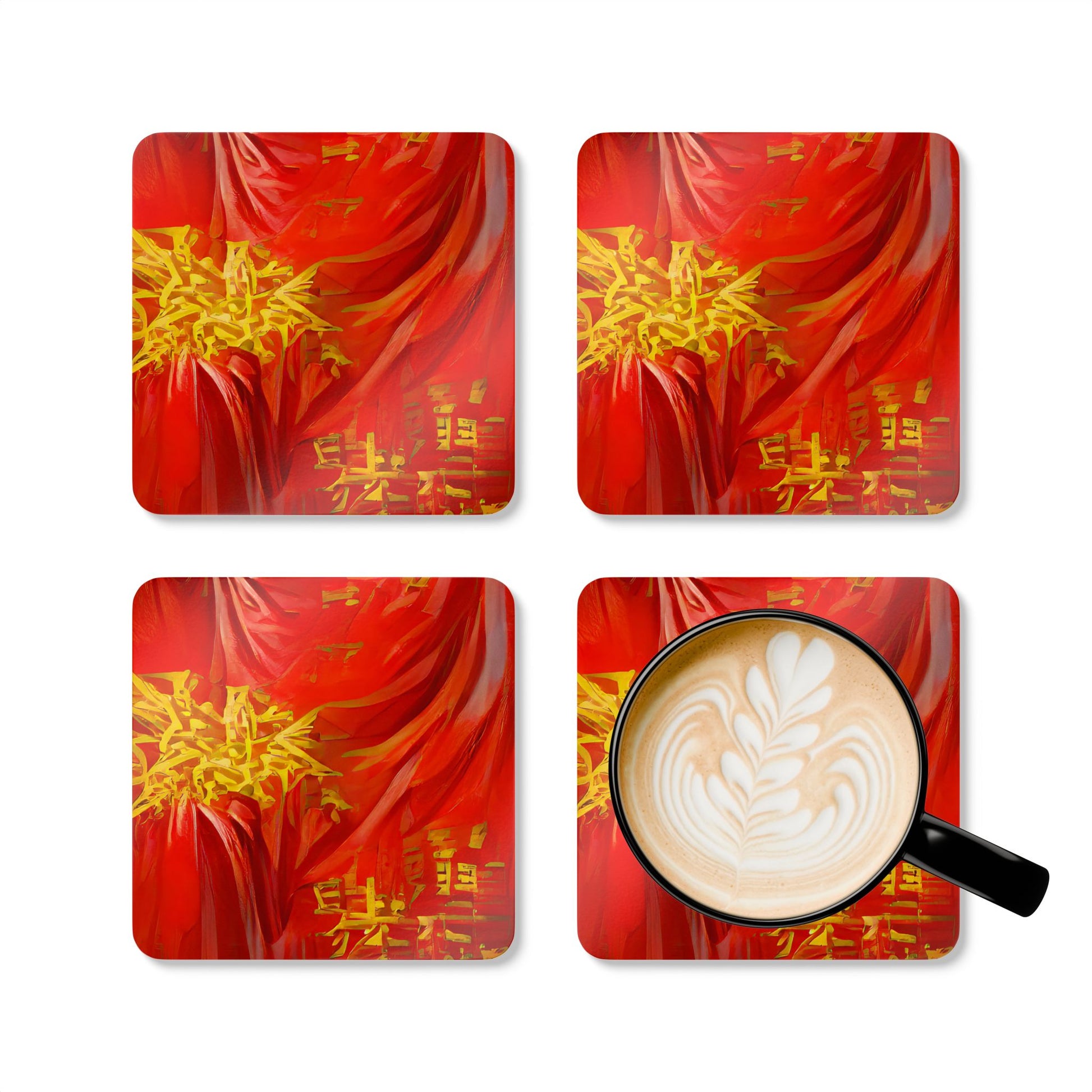 Qízhì - Cork Back Coaster Set - iSAW Company