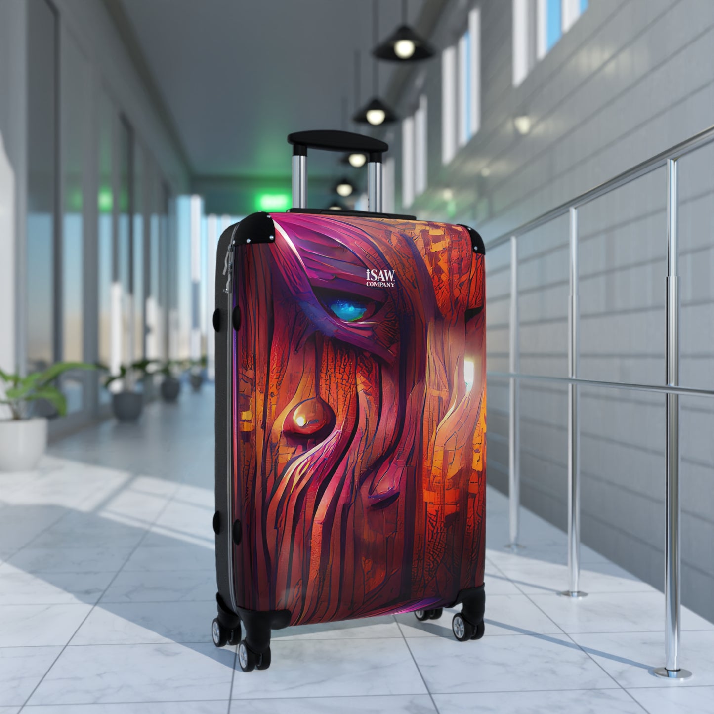 Hardwood - Hard - Shell Suitcase - iSAW Company