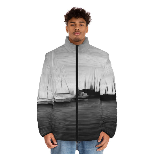 The Sleeping Yachts (at Night) - Mens Puffer Jacket - iSAW Company