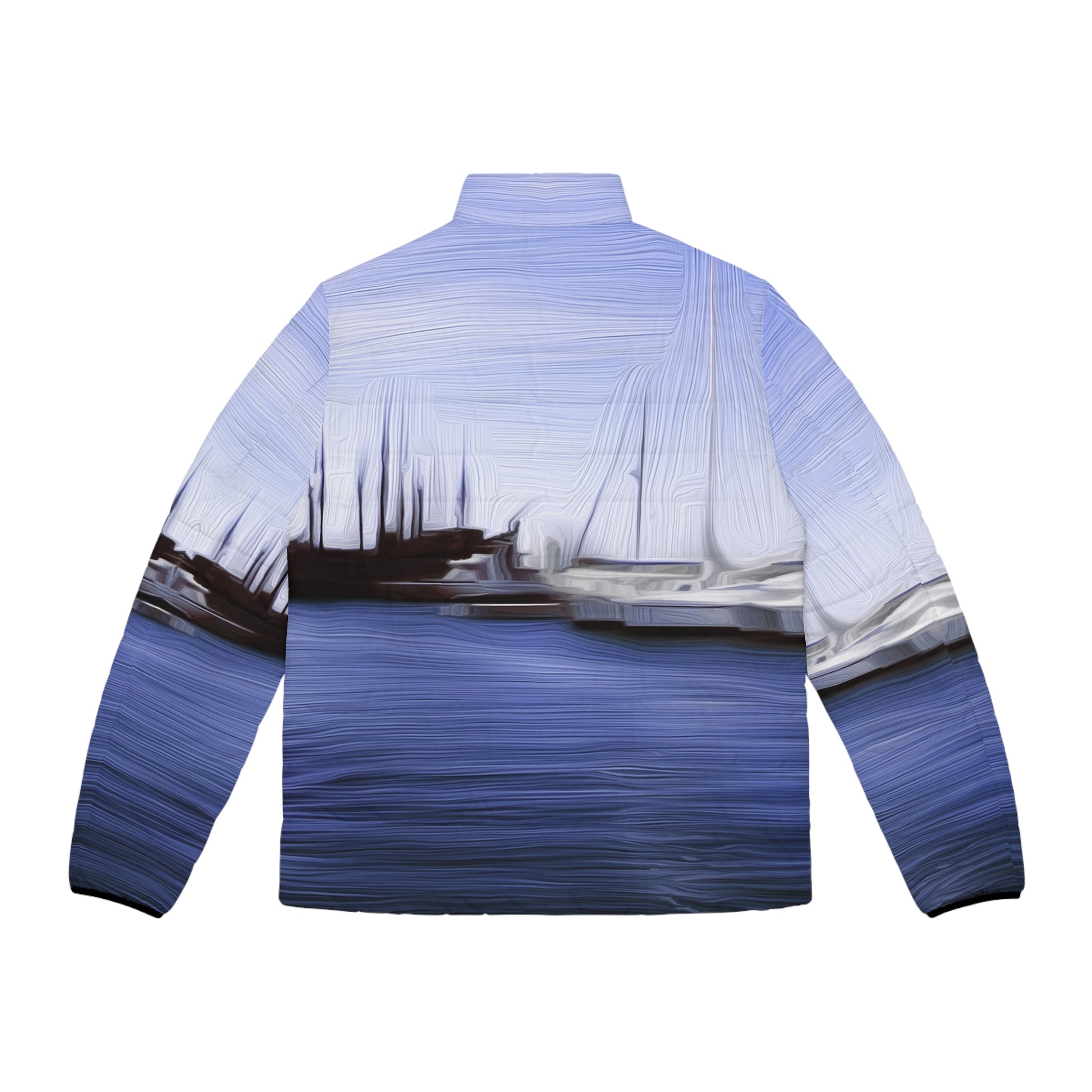 The Sleeping Yachts (at Afternoon) - Mens Puffer Jacket - iSAW Company