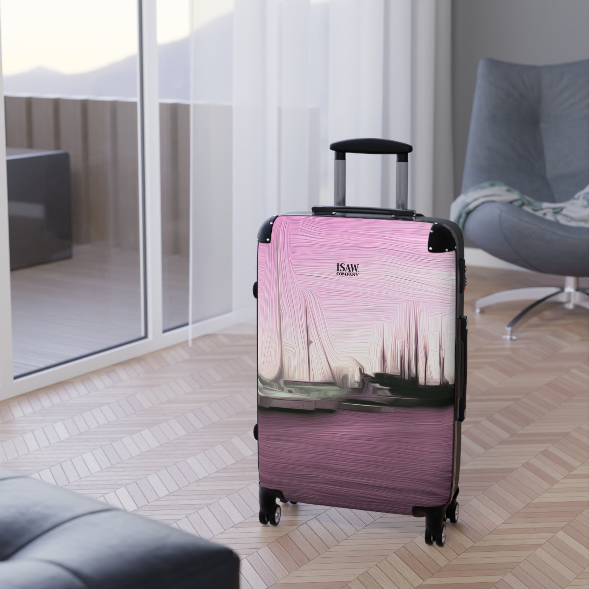 The Sleeping Yachts (at Evening) - Hard - Shell Suitcase - iSAW Company