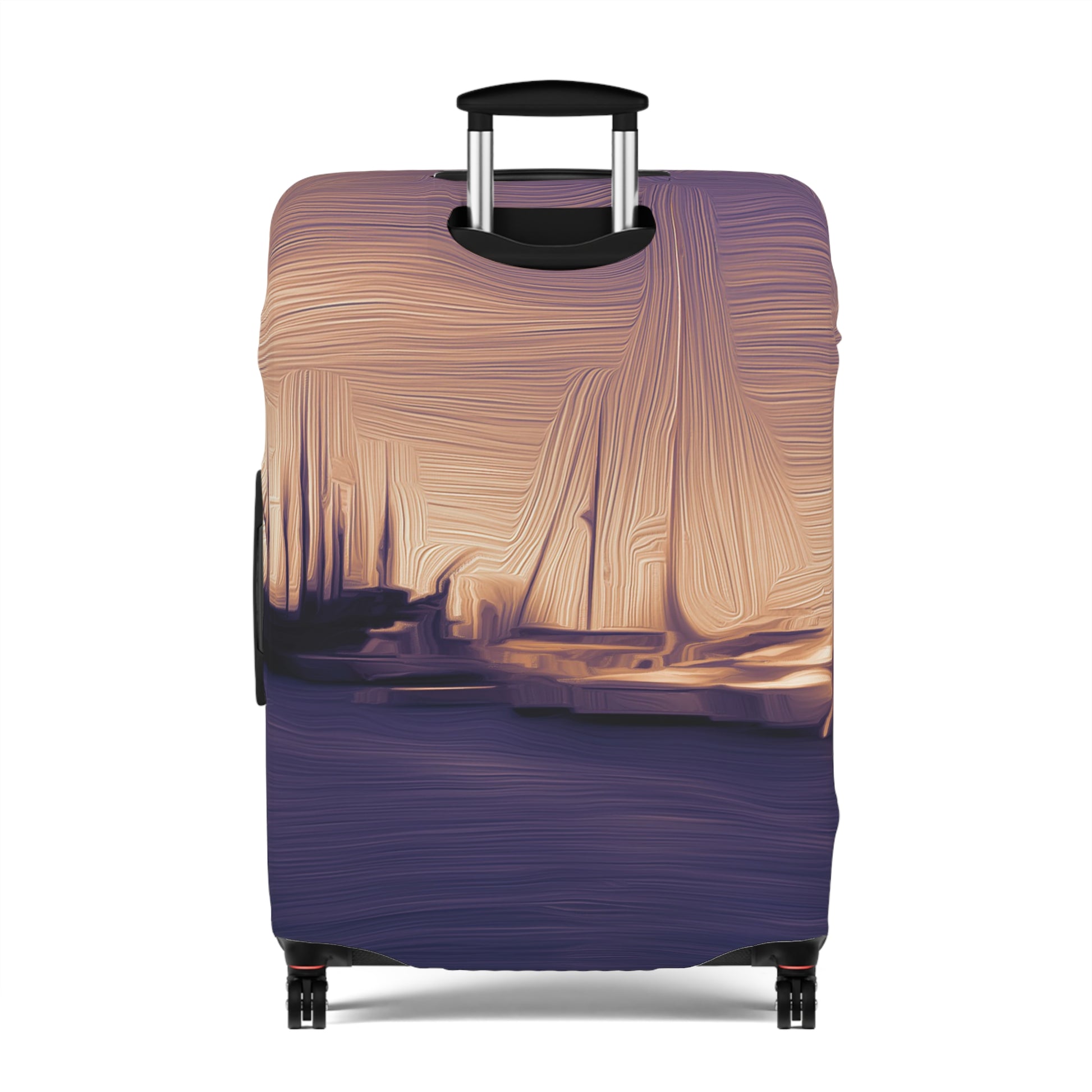 The Sleeping Yachts (at Sunset) – Protective Suitcase Cover - iSAW Company
