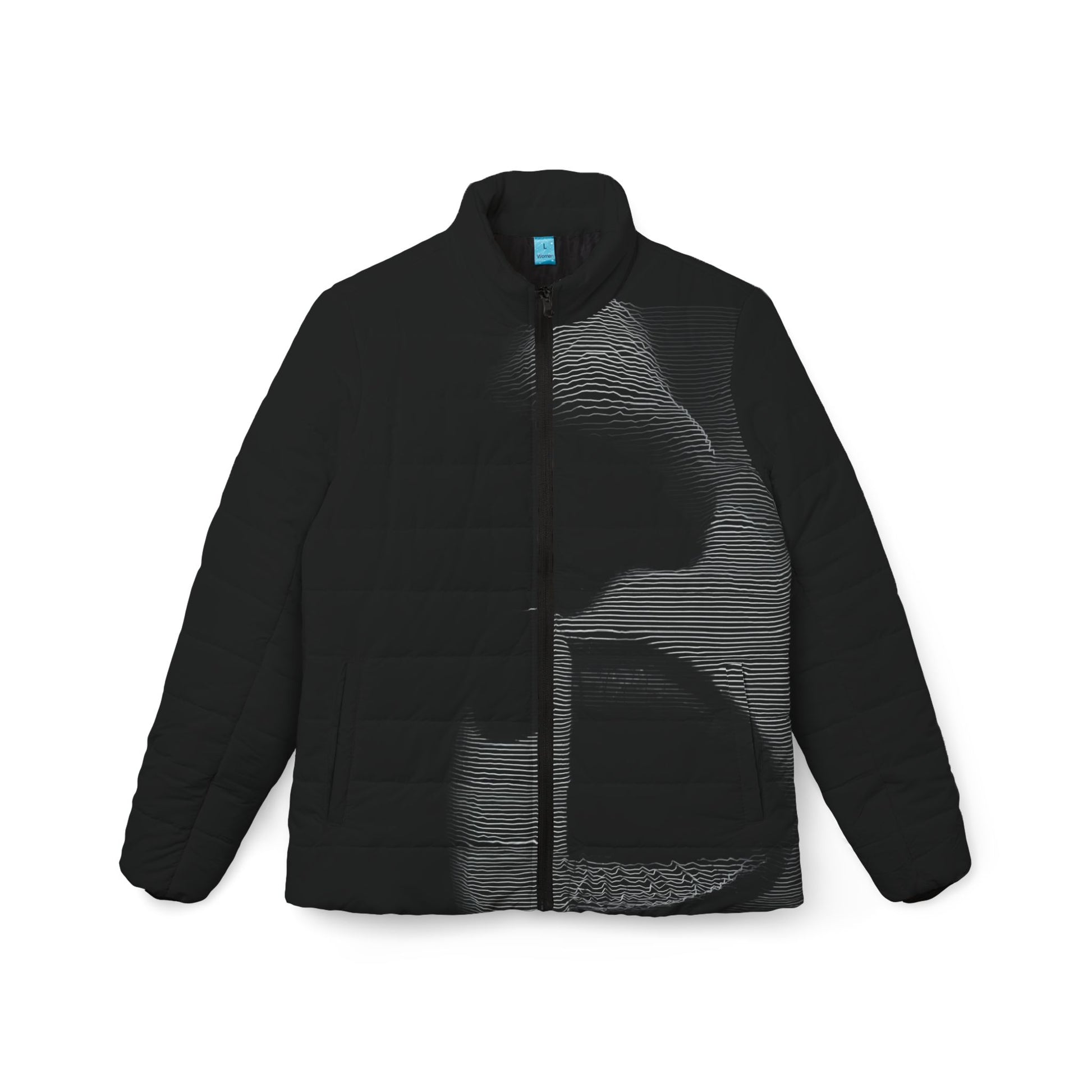 Shhh! - Womens Puffer Jacket - iSAW Company