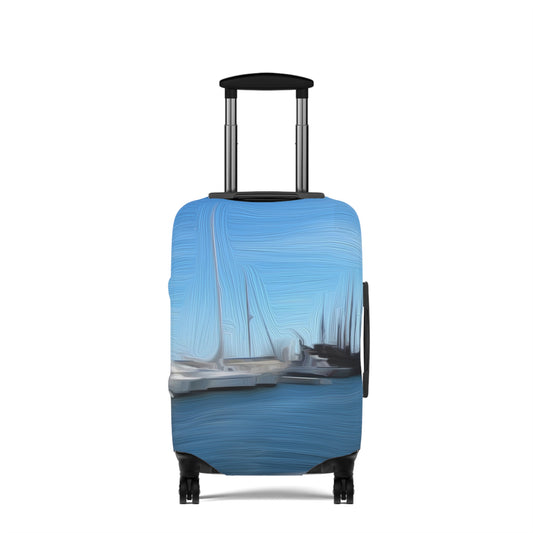 The Sleeping Yachts (at Morning) – Protective Suitcase Cover - iSAW Company