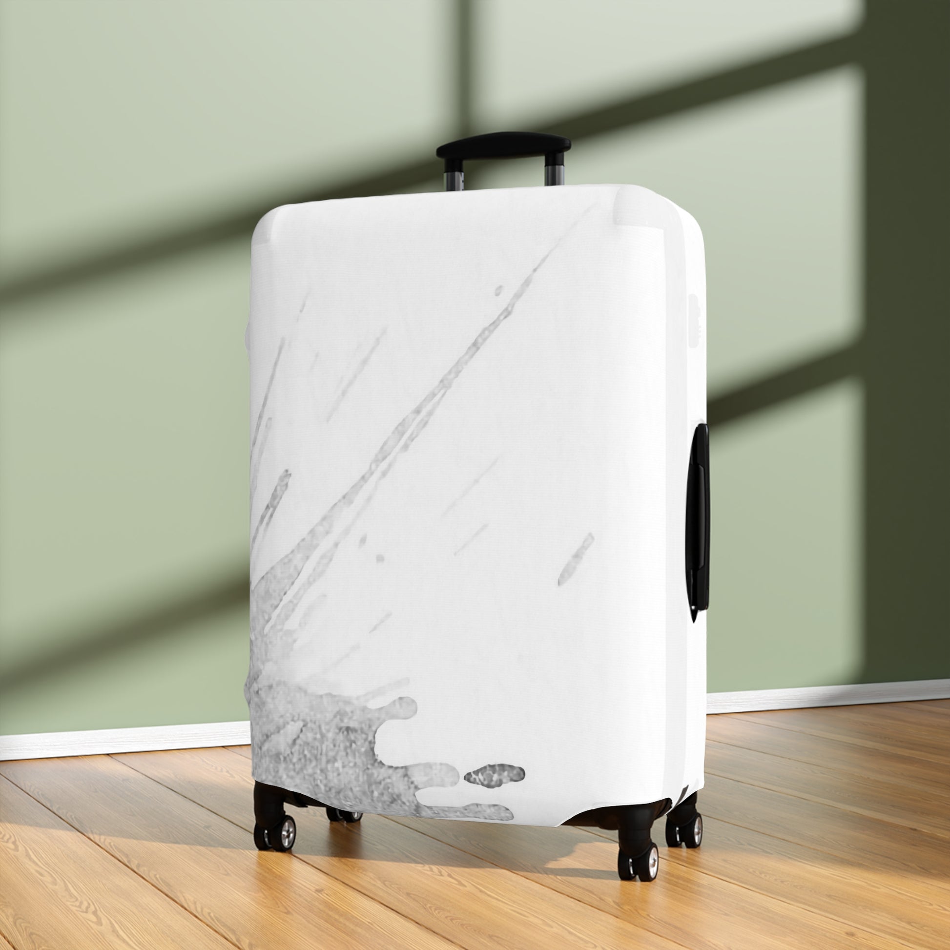Watercolour Grey Splash – Protective Suitcase Cover - iSAW Company