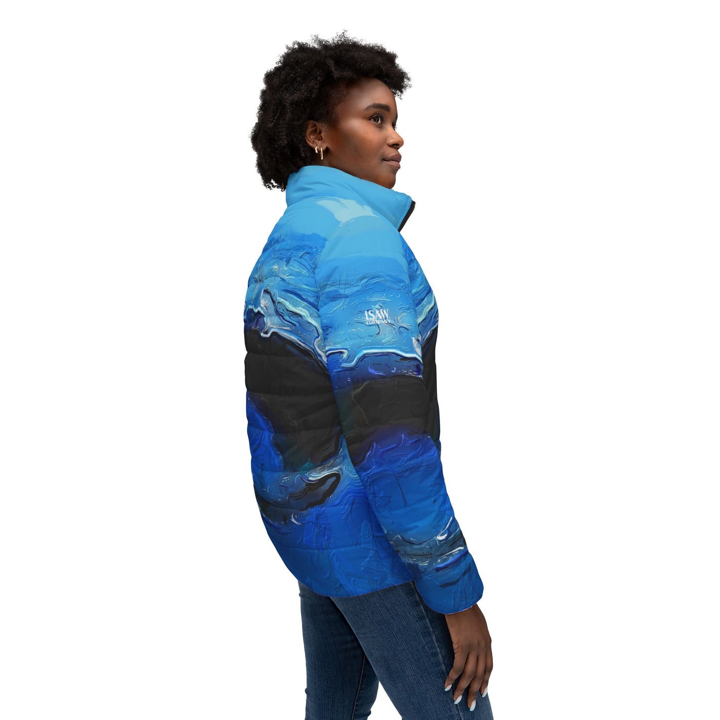 A Drop In The Ocean - Womens Puffer Jacket - iSAW Company