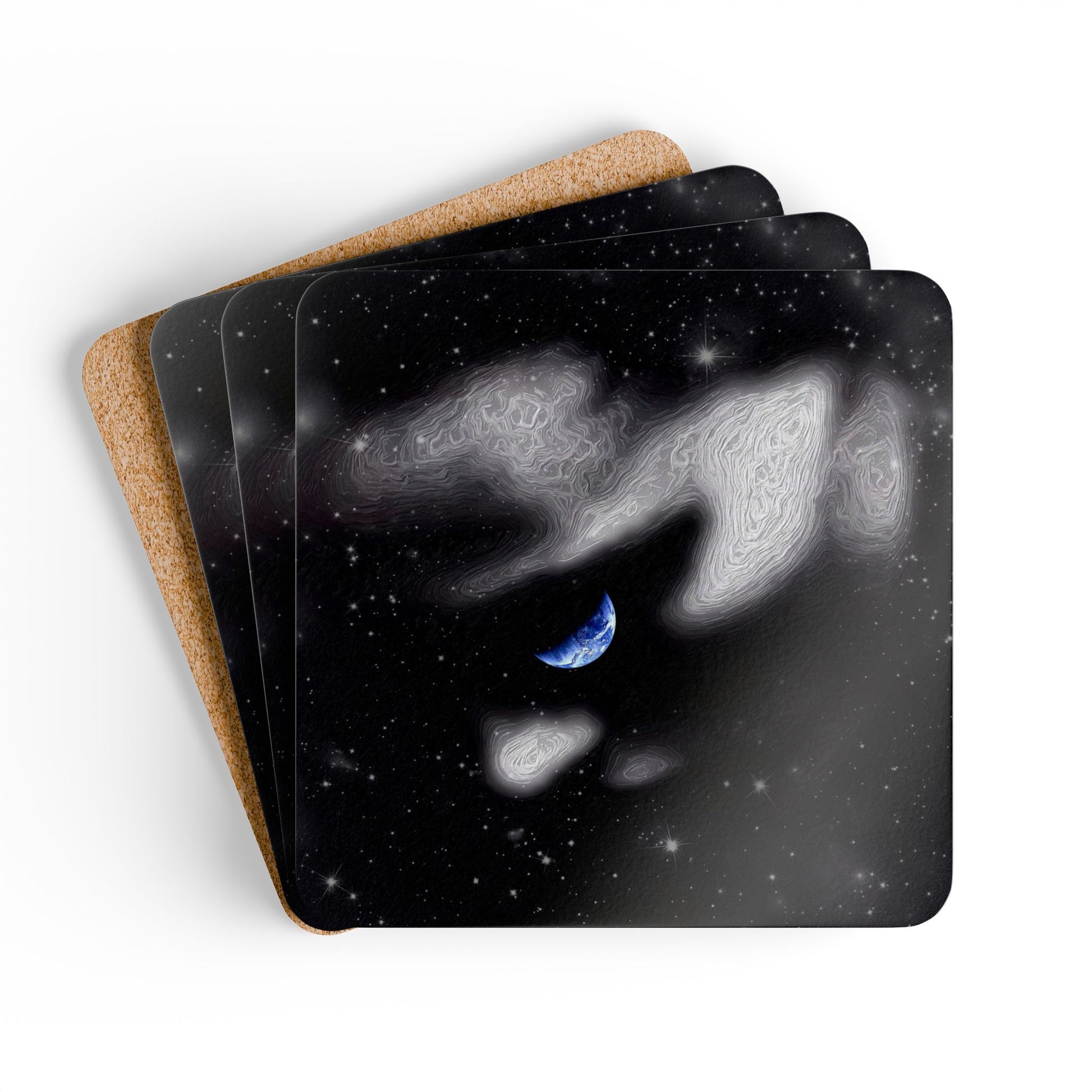 In The Quiet of Your Mind - Cork Back Coaster Set - iSAW Company