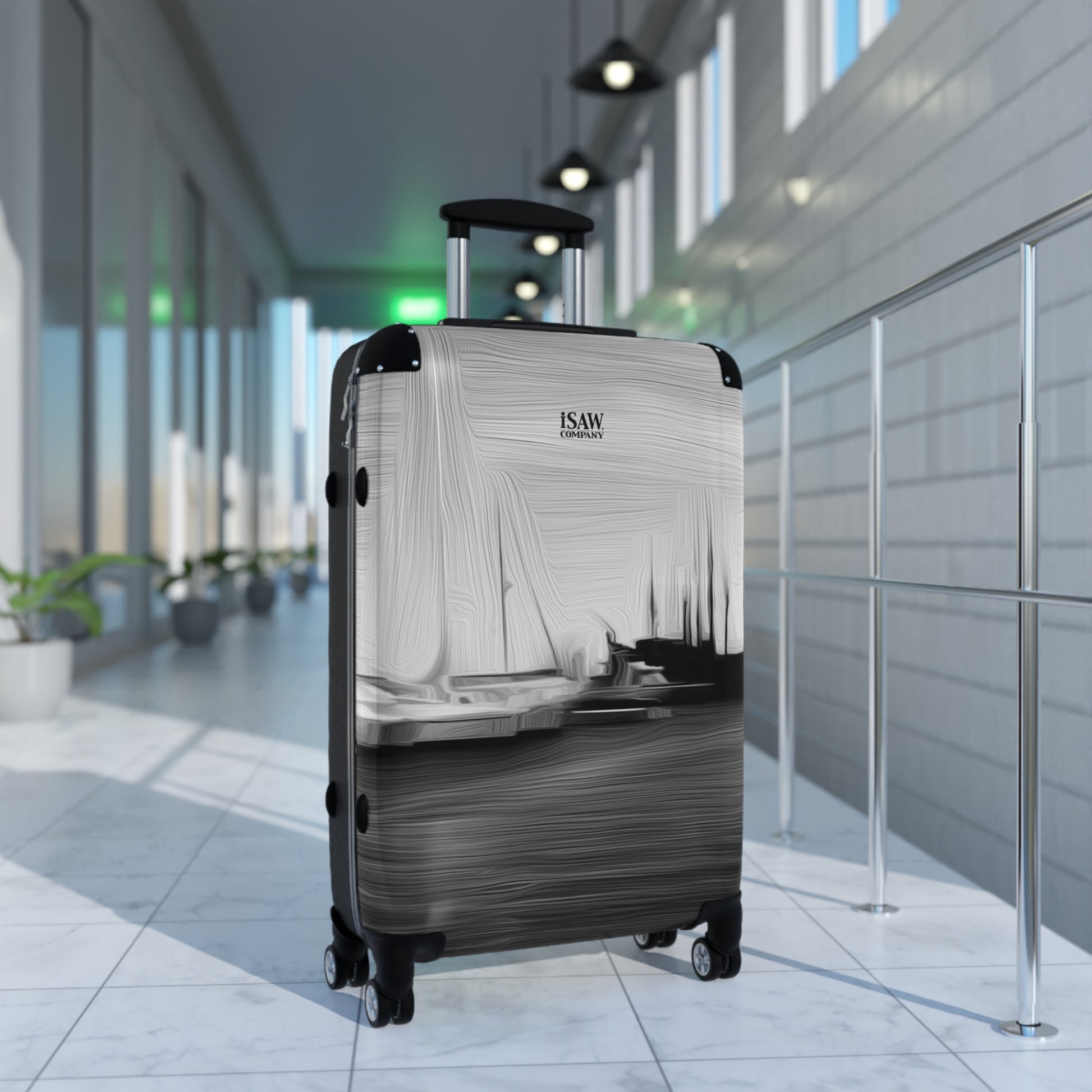 The Sleeping Yachts (at Night) - Hard - Shell Suitcase - iSAW Company