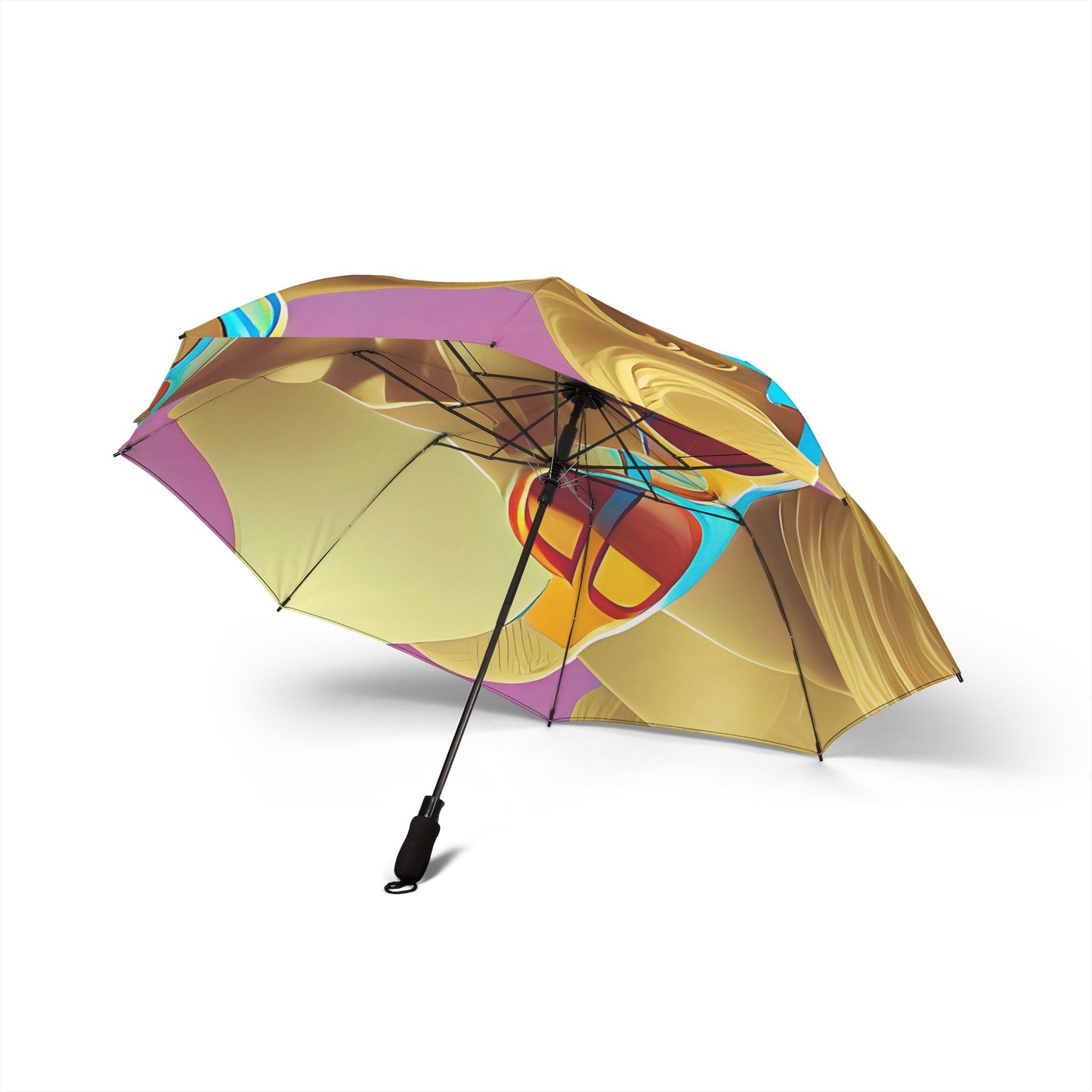 Retro Cool Pink - Windproof Umbrella - iSAW Company