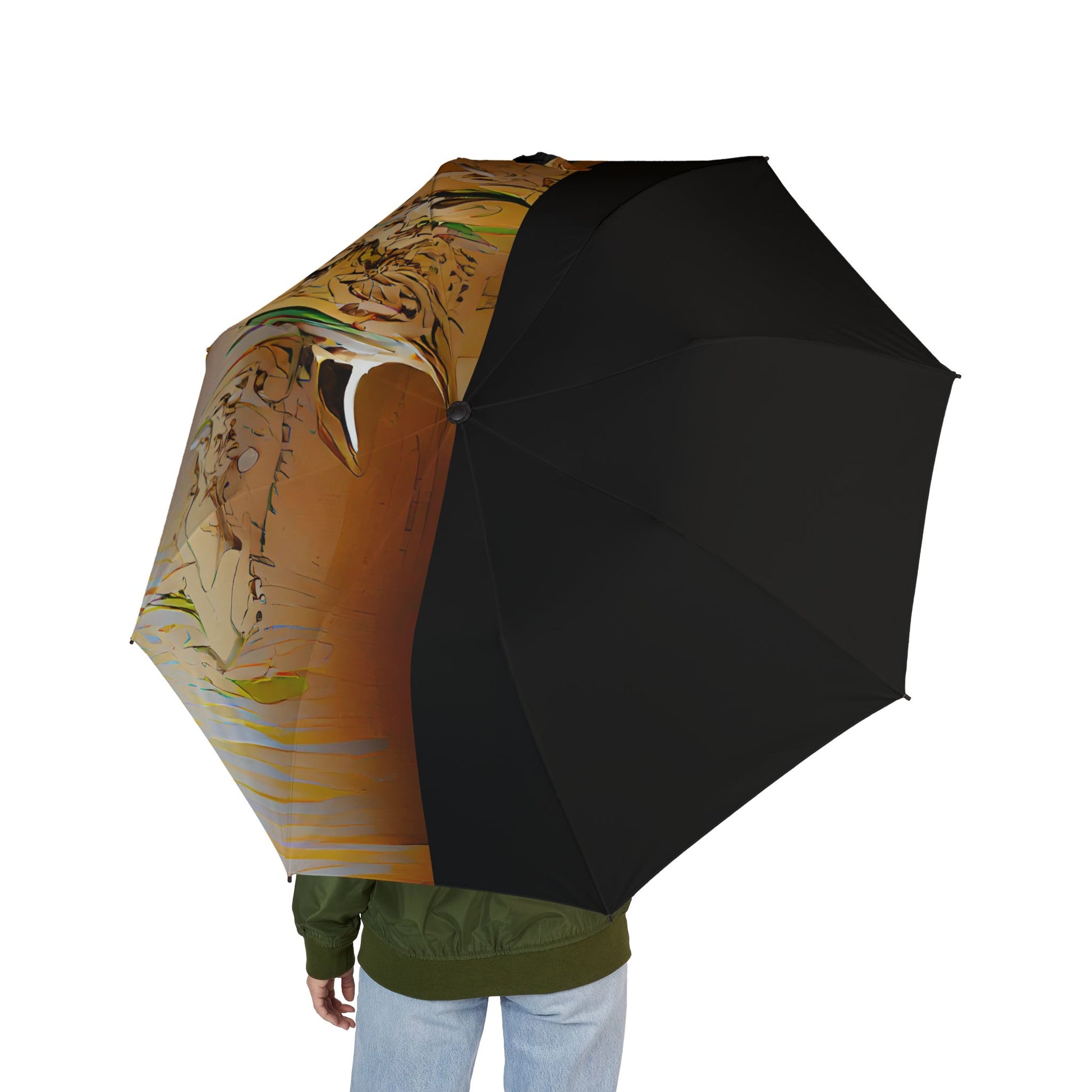 Half Black Half Gāolàng - Windproof Umbrella - iSAW Company