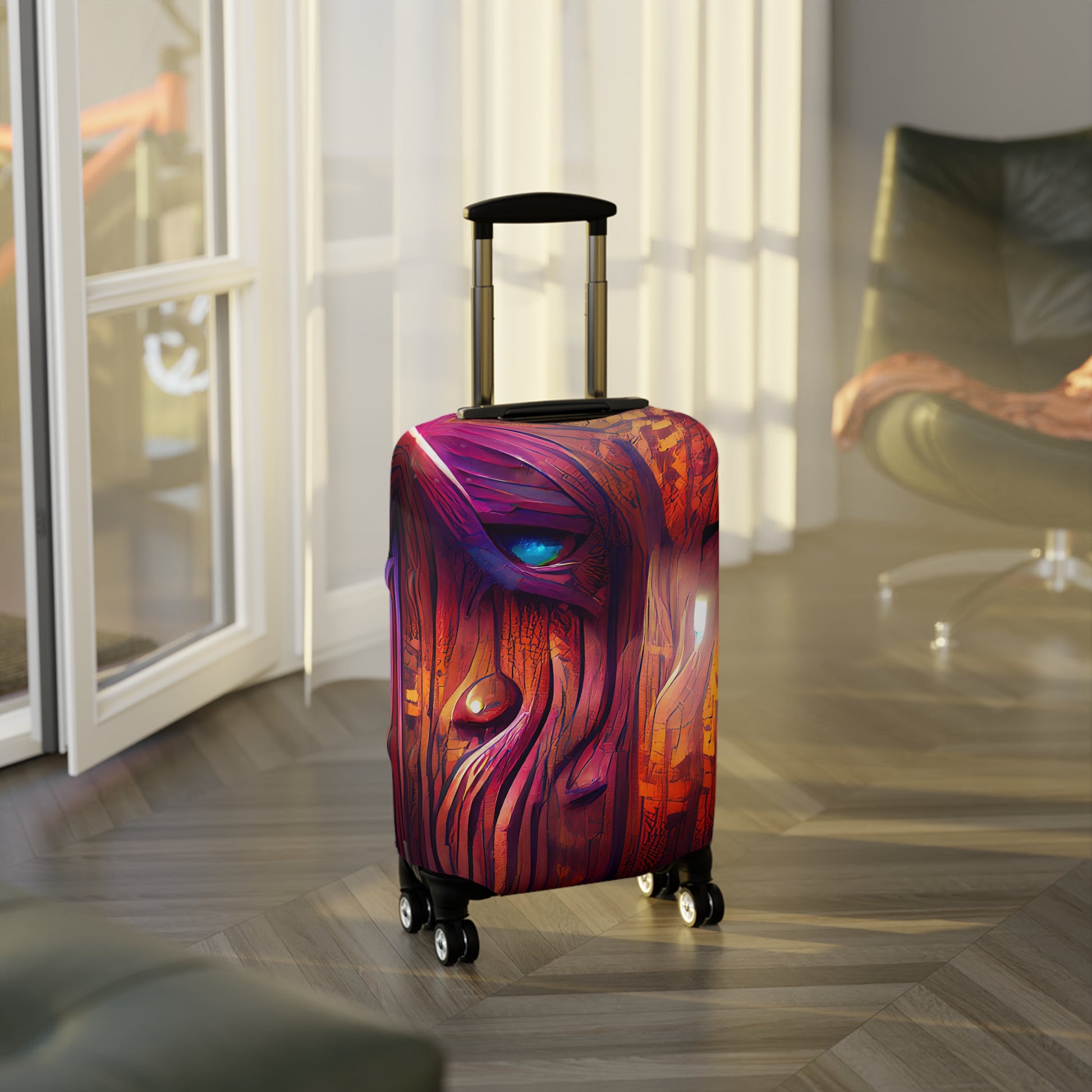 Hardwood – Protective Suitcase Cover - iSAW Company