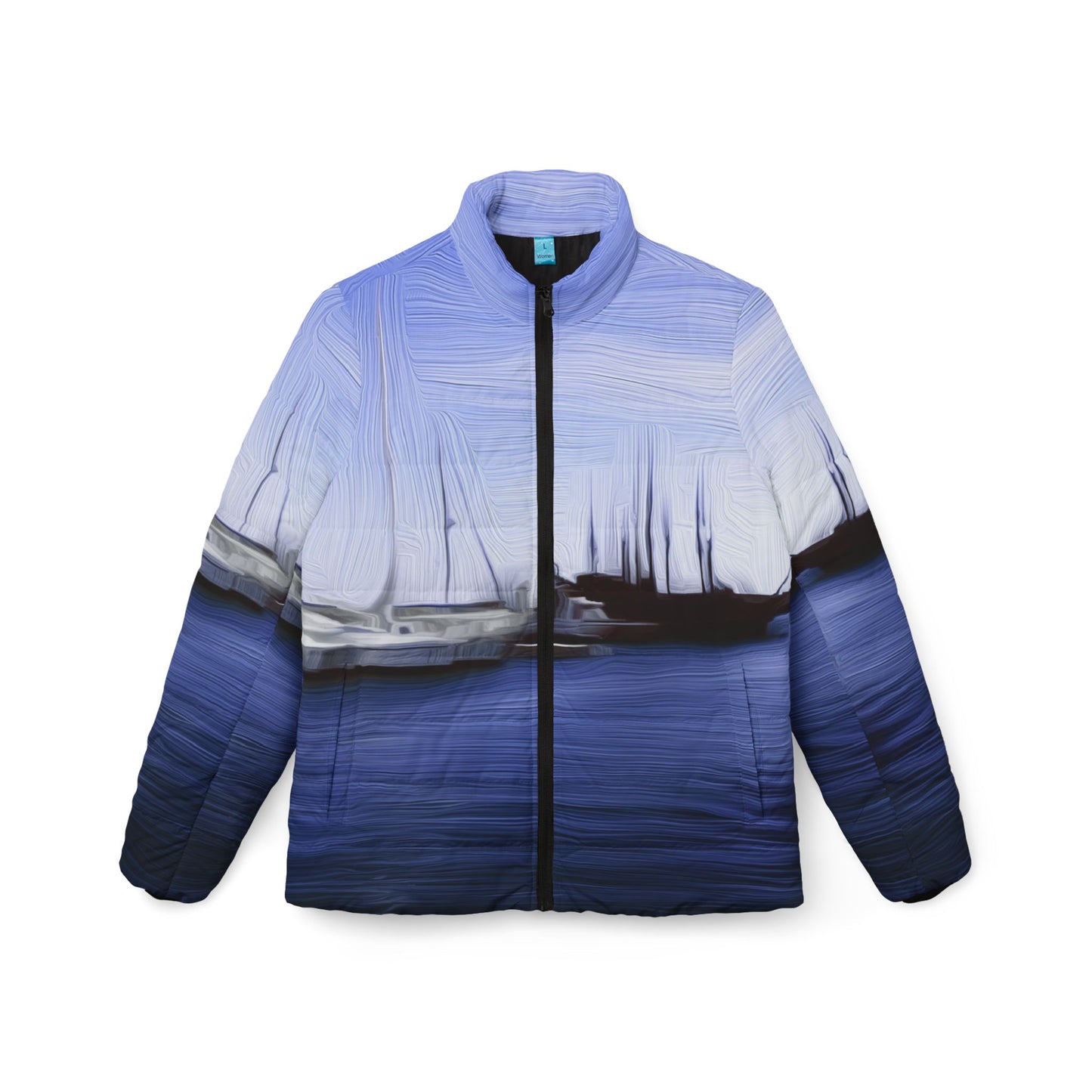 The Sleeping Yachts (at Afternoon) - Womens Puffer Jacket - iSAW Company