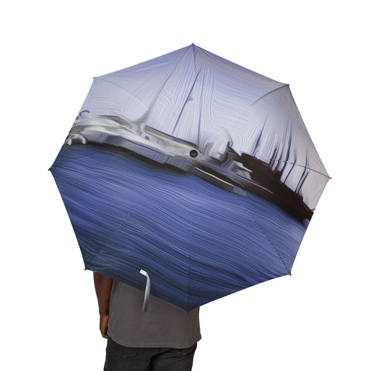 The Sleeping Yachts (at Afternoon) - Windproof Umbrella - iSAW Company