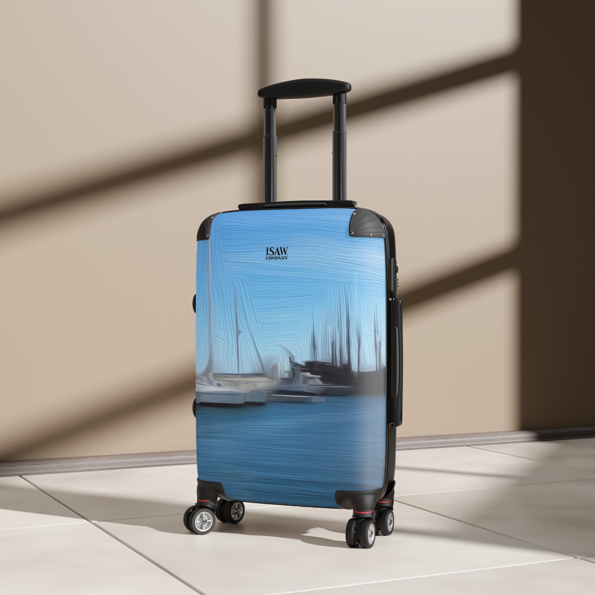 The Sleeping Yachts (at Morning) - Hard - Shell Suitcase - iSAW Company