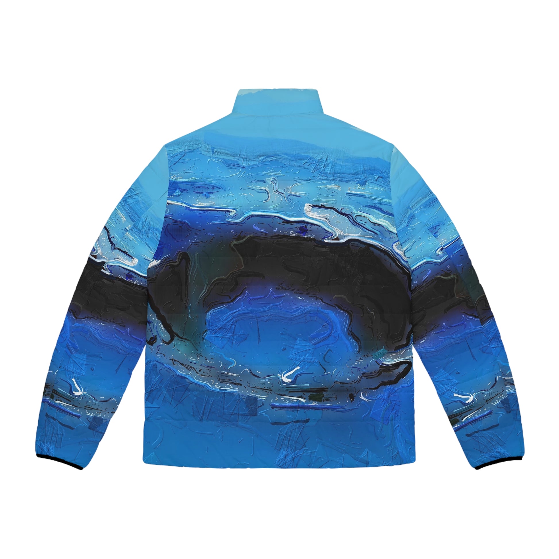 A Drop In The Ocean - Mens Puffer Jacket - iSAW Company